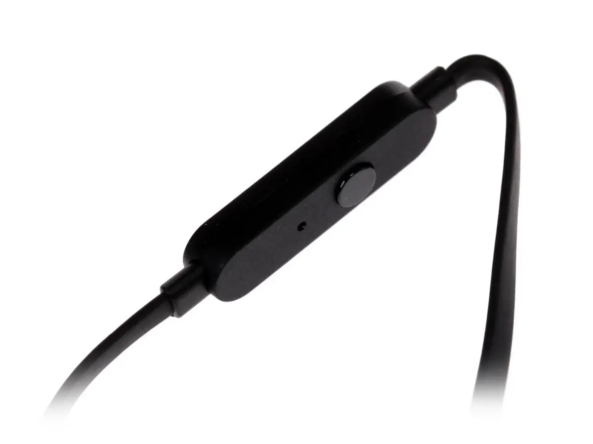 Wired headphones JBL T110 black 2016 [in-ear, wired, cable - 1.2 m, 20 Hz - 20000 Hz, 16Ω]