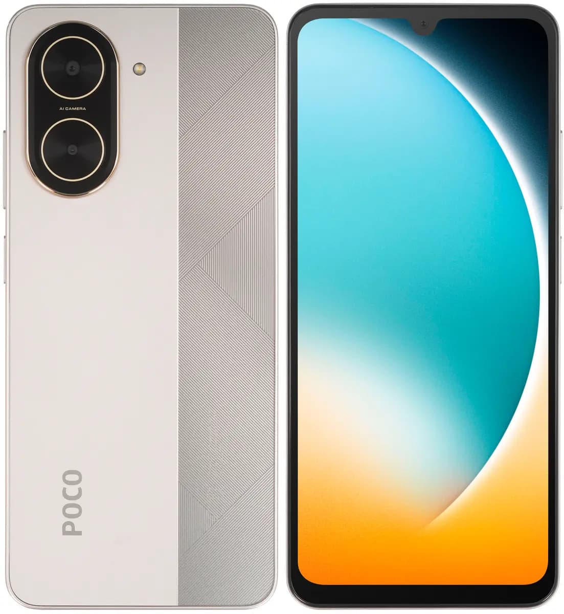 6.88" smartphone POCO C71 64 GB gold