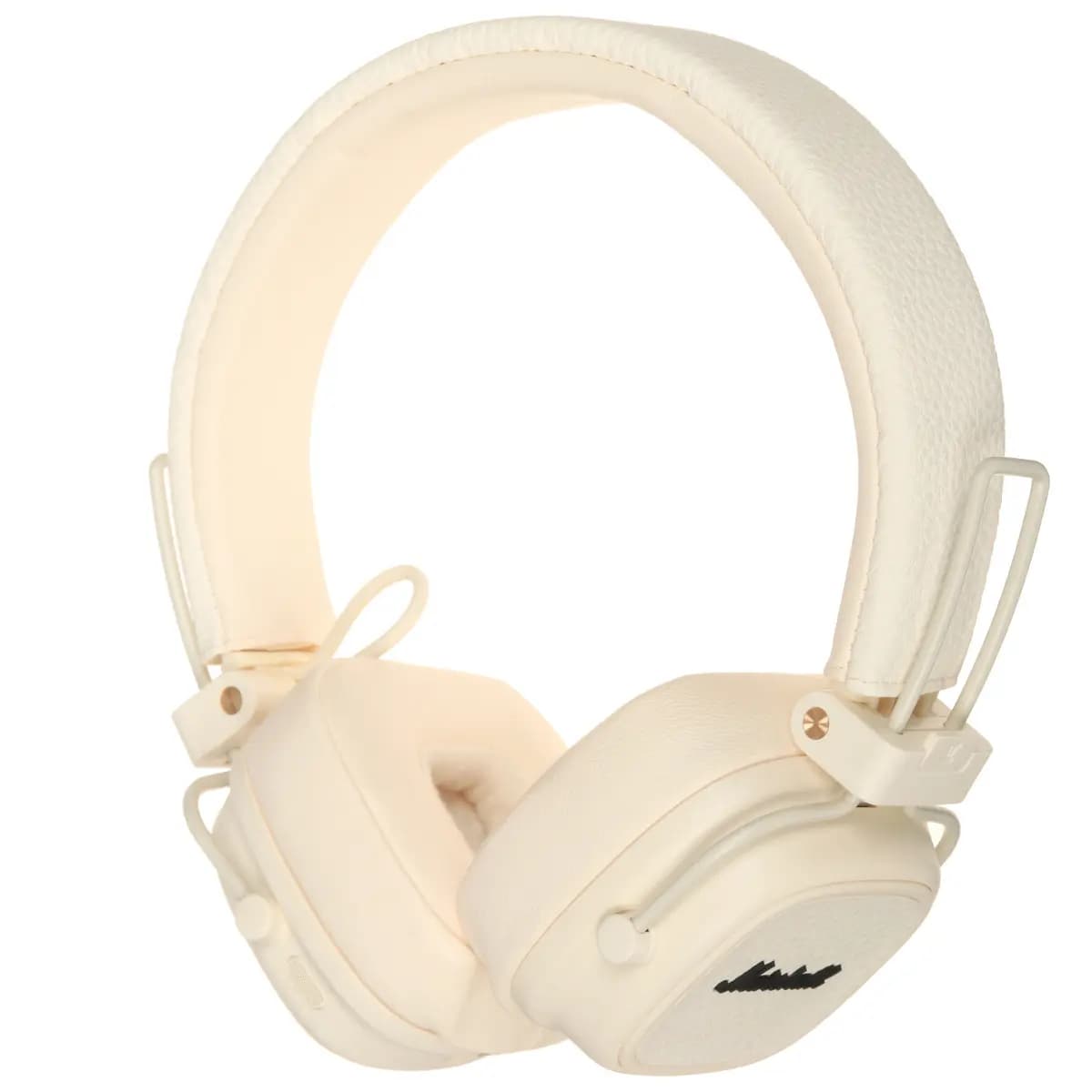 Wireless/wired headphones Marshall Major V beige 2024 [on-ear, wired, Bluetooth 5.3, cable - 1.2 m, up to 100 h, wireless charging, 20 Hz - 20000 Hz, 32Ω]