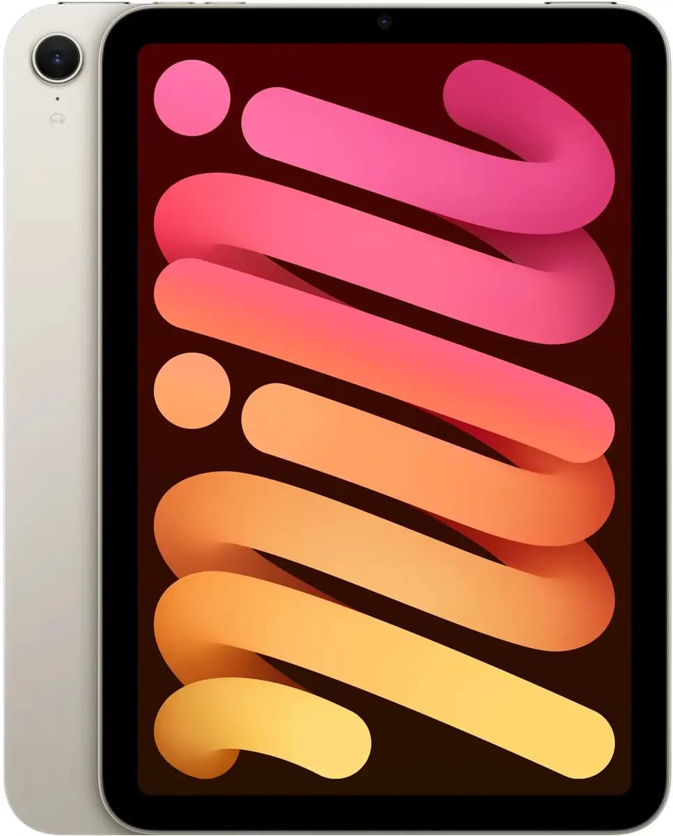 8.3" tablet Apple iPad mini (7th Gen) 5G 128 GB beige [2266x1488, IPS, 6x3.78 GHz, 8 GB, 5078 mAh, iPadOS 18]