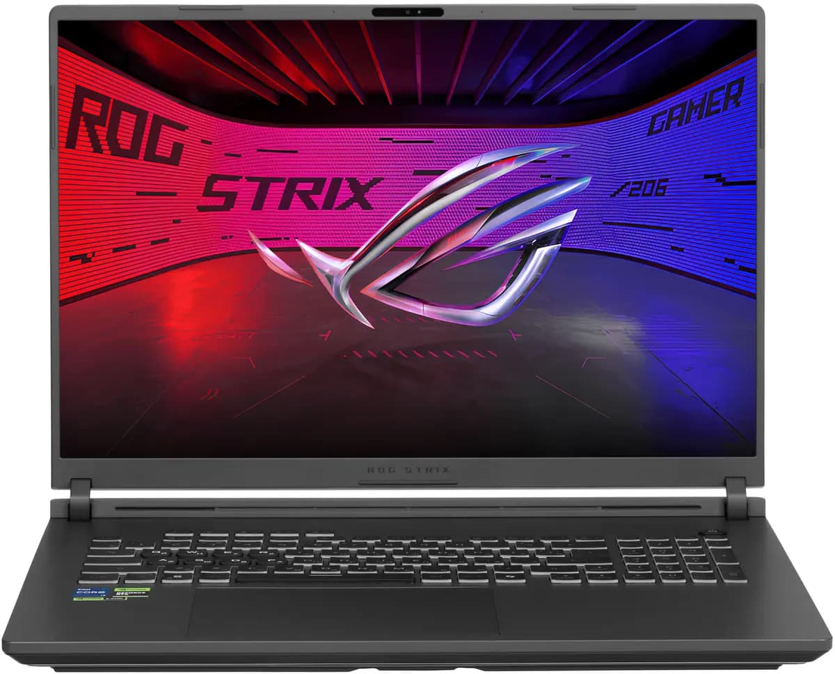 18" laptop ASUS ROG Strix G815JMR-S8090 gray [English/Russian layout, 1920x1200, IPS, Intel Core i7-14650HX, cores: 8 x 2.2 GHz + 8 x 1.6 GHz, RAM 16 GB, SSD 1000 GB, GeForce RTX 5
