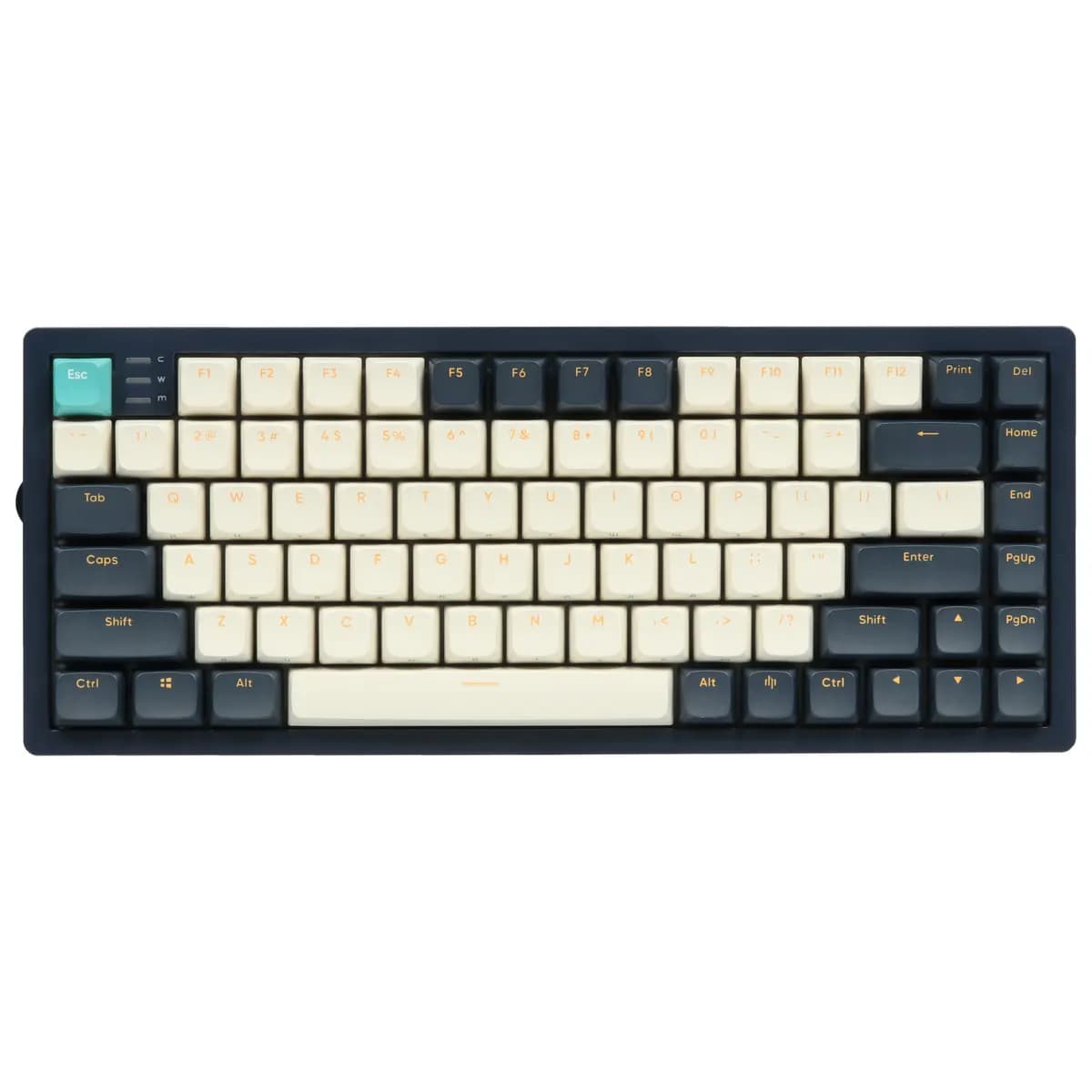 Keyboard wired Dark Project KD83A color blue [mechanical, g3ms Sapphire, keys - 83, USB Type-A]