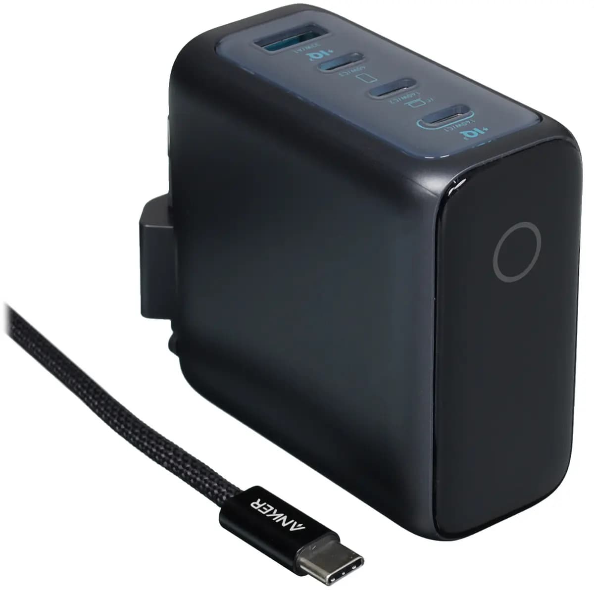 Wall charger Anker Charger 140W gray [power - 140 W, 5 A, up to 28 V, USB Type-C, AFC, FCP, PD 3.1, PPS]
