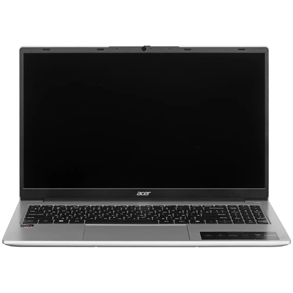 15.6" laptop Acer Aspire Lite AL15-42P-R406 silver [English/Russian layout, 1920x1080, IPS, AMD Ryzen 5 7430U, cores: 6 x 2.3 GHz, RAM 16 GB, SSD 512 GB, AMD Radeon Graphics, witho