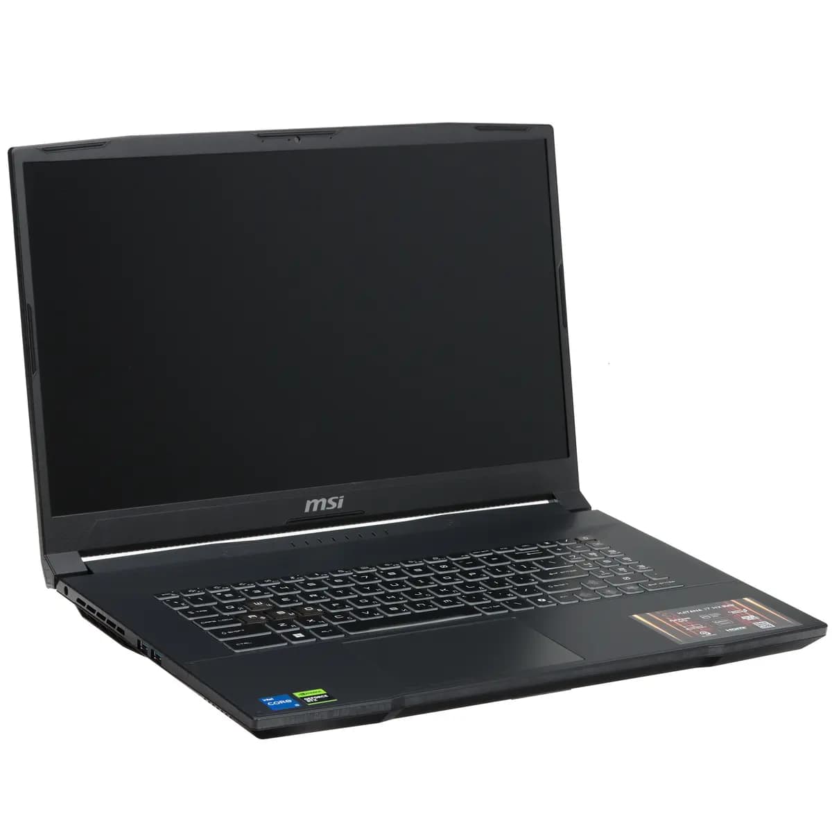 17.3" laptop MSI Katana 17 HX B14WFK-218XRU black [English/Russian layout, 1920x1080, IPS, Intel Core i5-14450HX, cores: 6 x 2.4 GHz + 4 x 1.8 GHz, RAM 16 GB, SSD 1000 GB, GeForce 