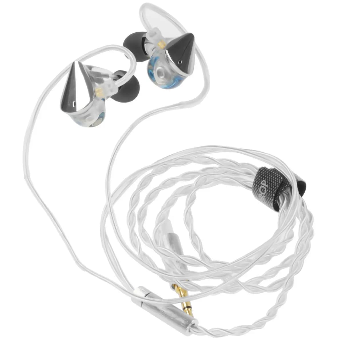Wired headphones Moondrop Blessing3 silver 2023 [in-ear, wired, cable - 1.2 m, 10 Hz - 30000 Hz, 14.8Ω]