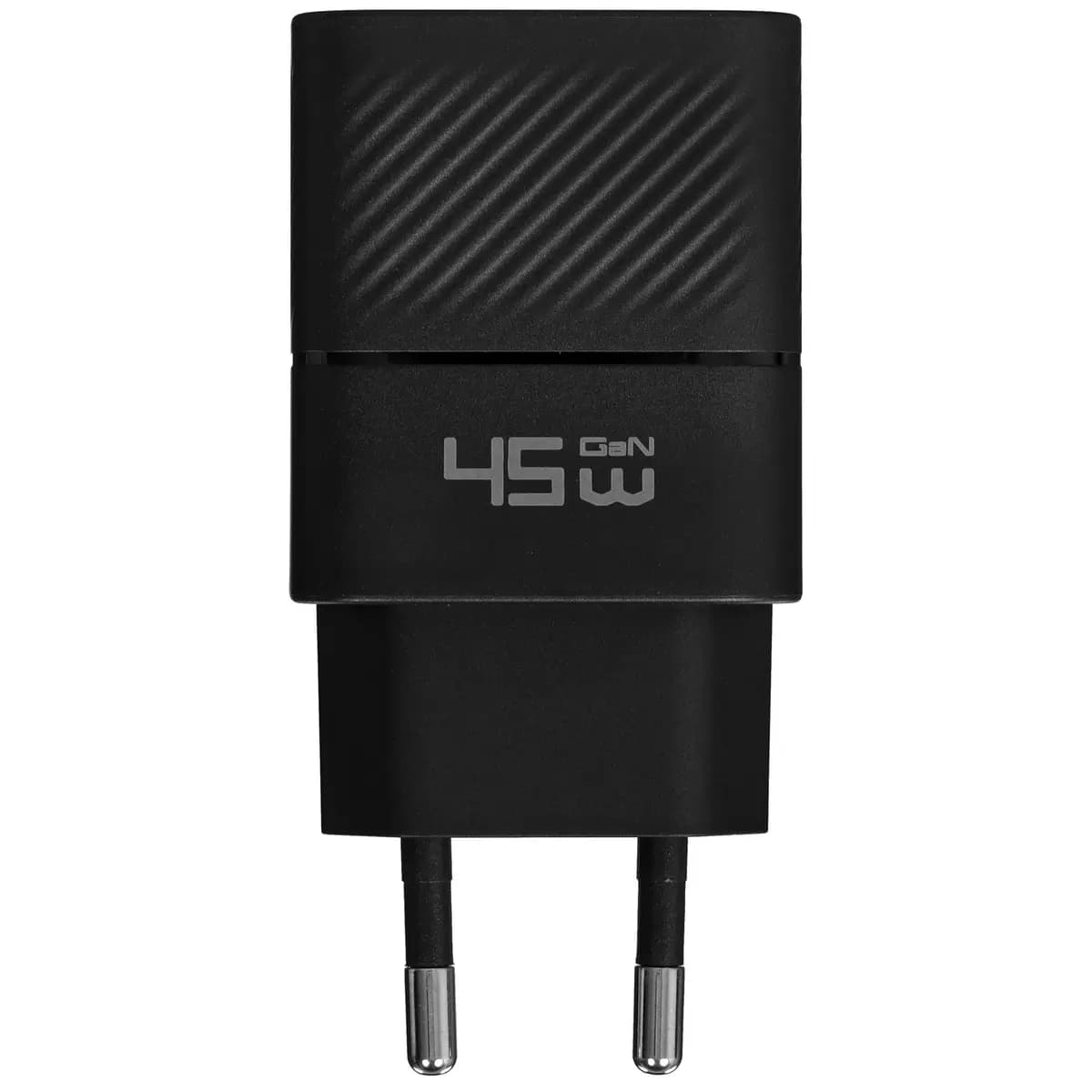 Wall charger KEYRON K45ACQCPDGaNB black [power - 45 W, 3 A, up to 20 V, without cable, AFC, HFC, PD 2.0, PD 3.0]