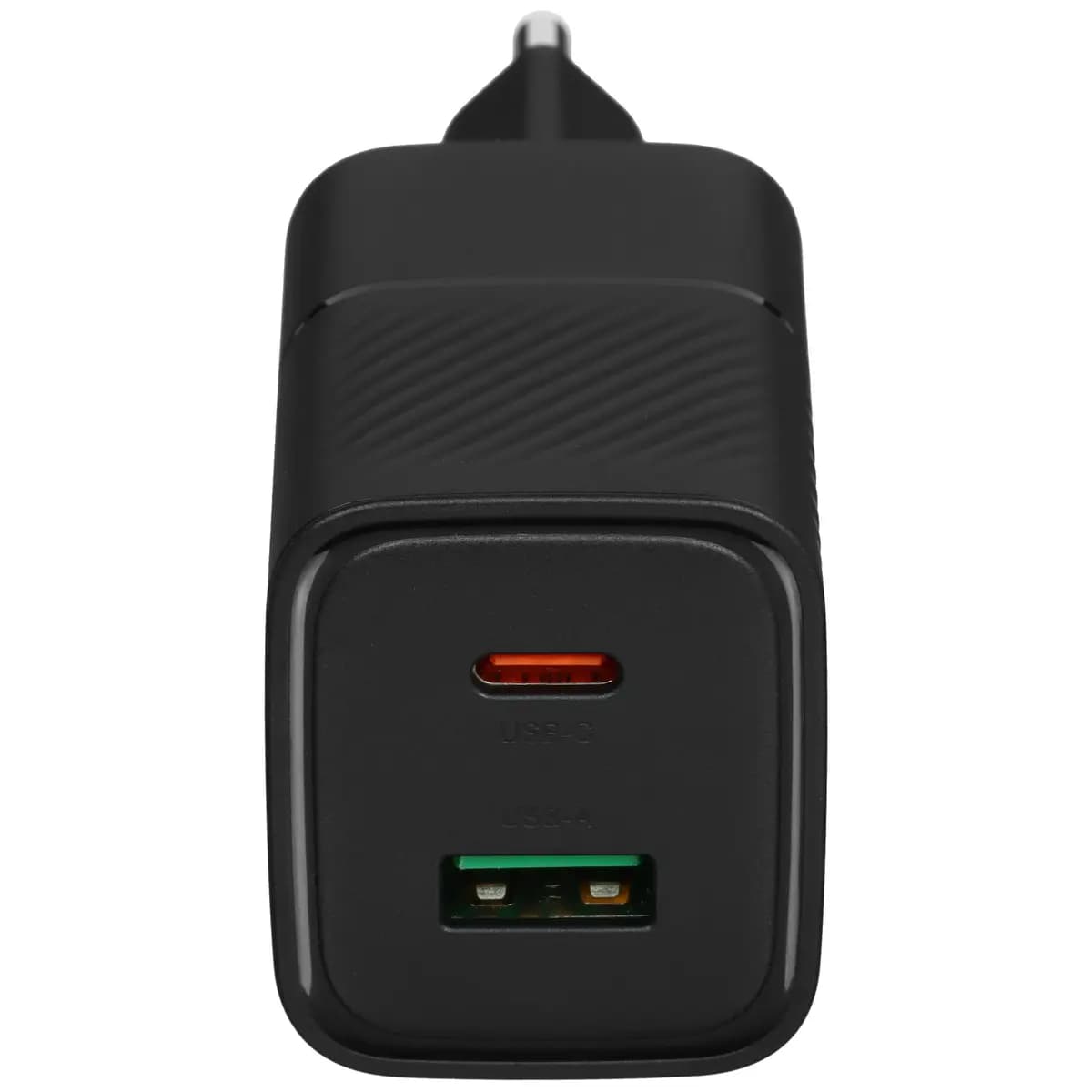 Wall charger KEYRON K45ACQCPDGaNB black [power - 45 W, 3 A, up to 20 V, without cable, AFC, HFC, PD 2.0, PD 3.0]