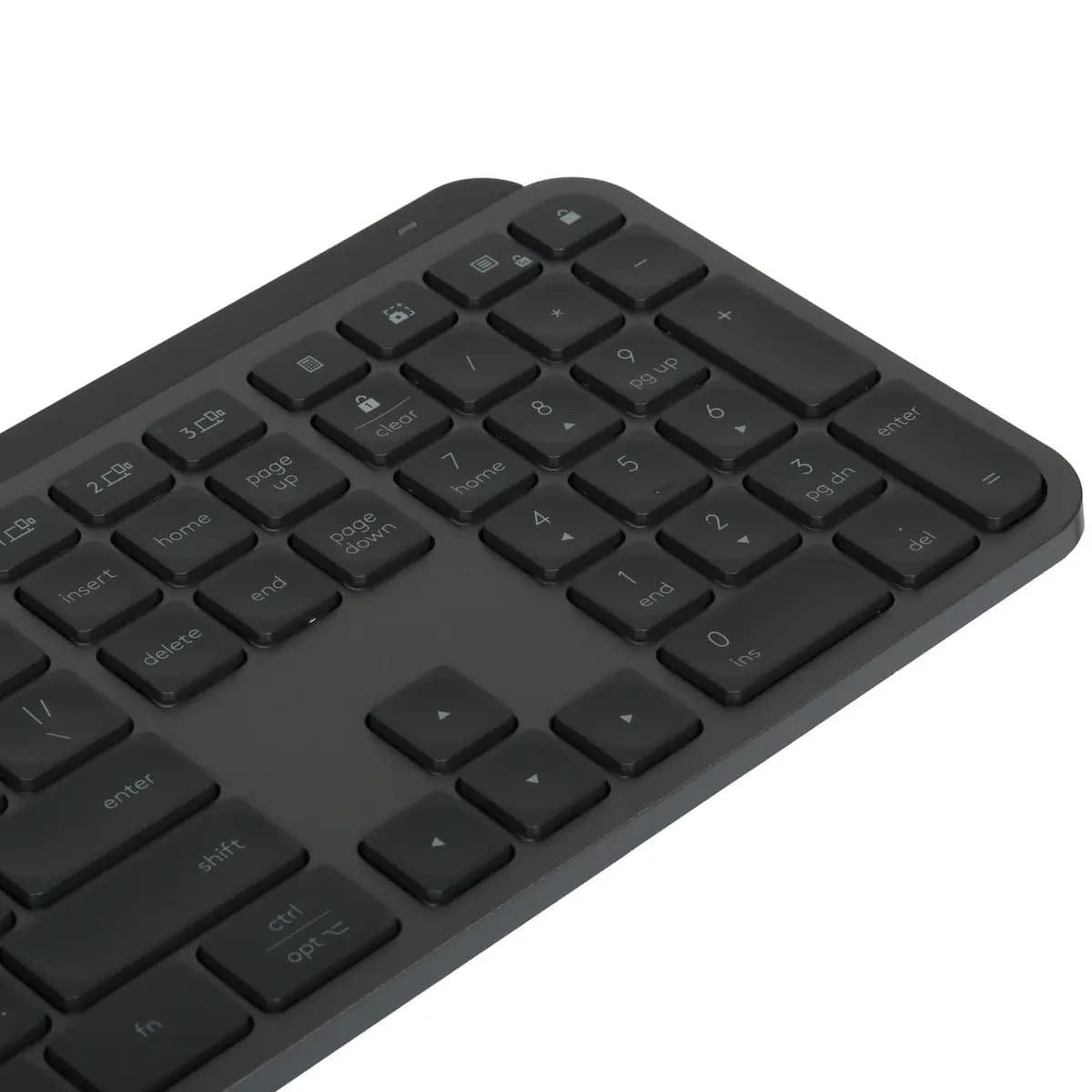 Keyboard wireless Logitech MX Keys S color black [scissor-switch, keys - 109, Bluetooth, 2.4 GHz radio]