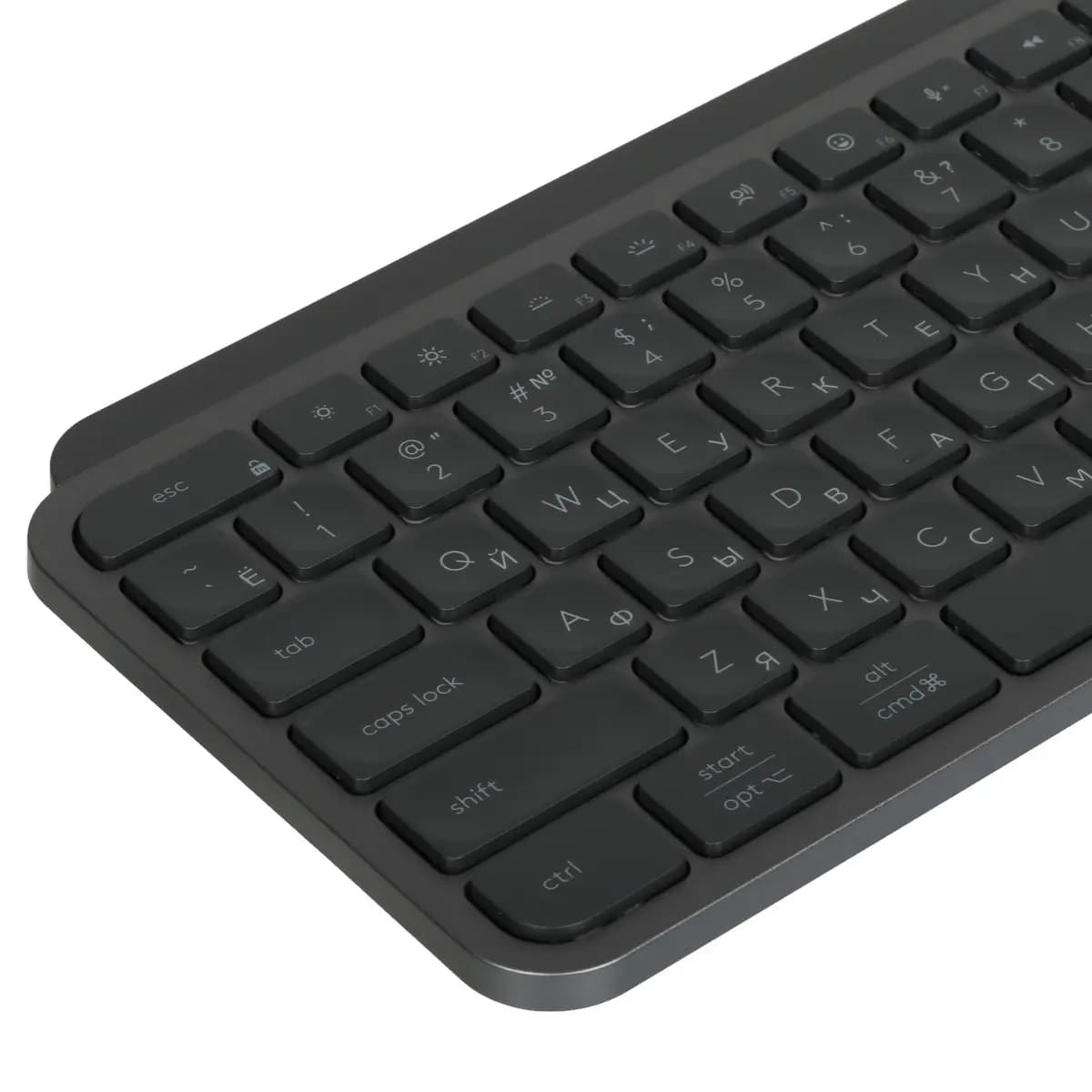 Keyboard wireless Logitech MX Keys S color black [scissor-switch, keys - 109, Bluetooth, 2.4 GHz radio]