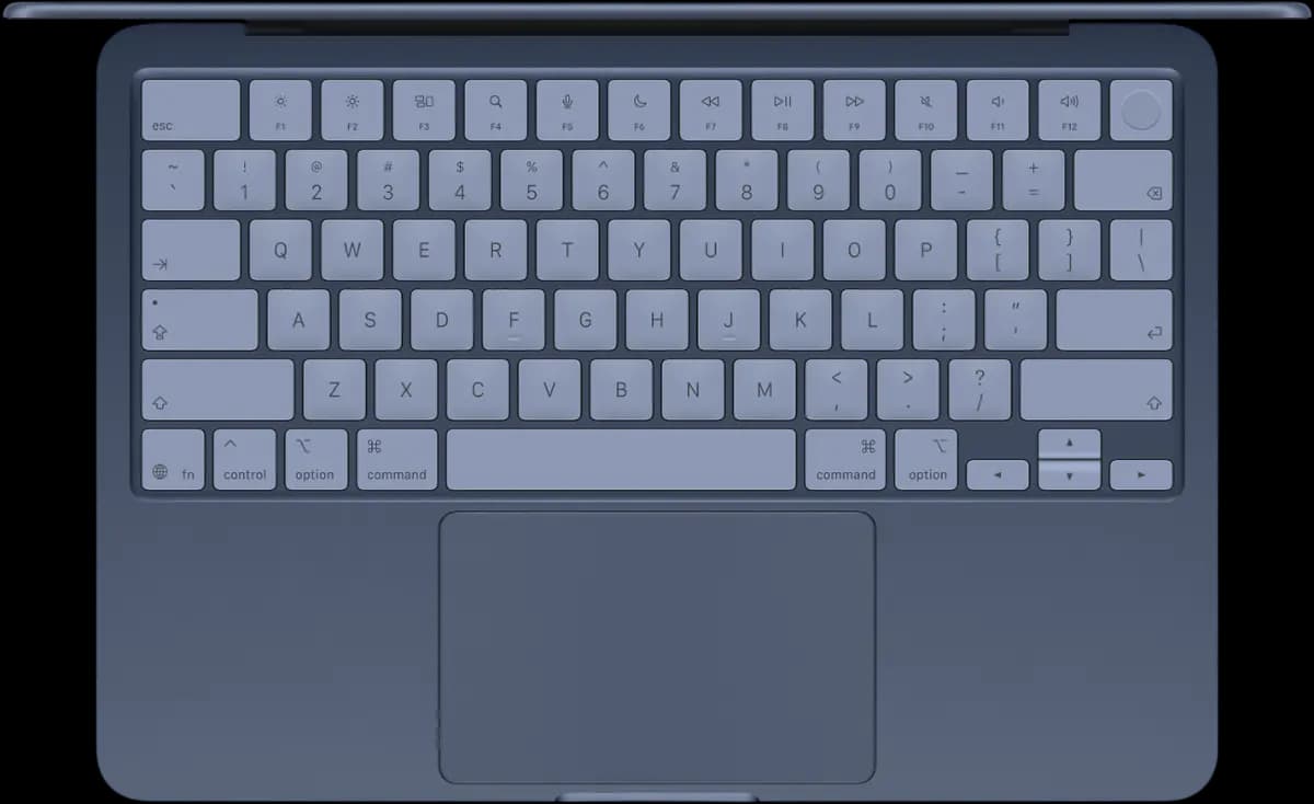 13" laptop Apple MacBook Neo A18 Pro blue [English/Russian layout, 2408x1506, IPS, Apple A18 Pro 6-Core, cores: 2 + 4, RAM 8 GB, SSD 512 GB, Apple A18 Pro 5-Core, macOS]