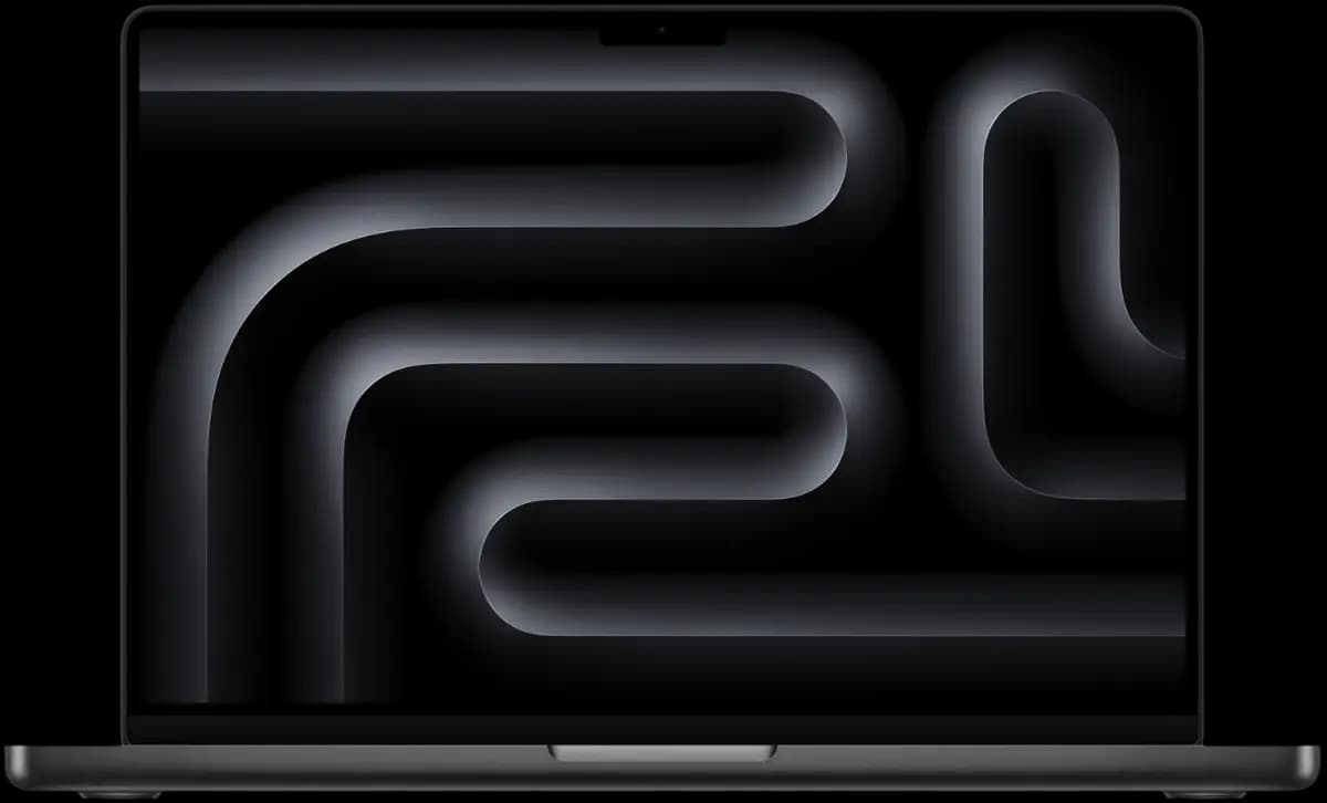 14.2" laptop Apple MacBook Pro M5 black [English/Russian layout, 3024x1964, IPS, Apple M5 10-core, cores: 4 + 6, RAM 16 GB, SSD 512 GB, Apple M5 10-core, macOS]