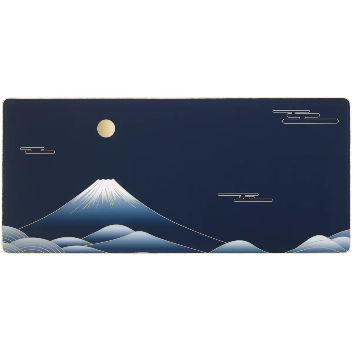 Mouse pad Red Square Yotei (2XL) blue [polyester, 900 mm x 400 mm x 3 mm, pattern - nature]