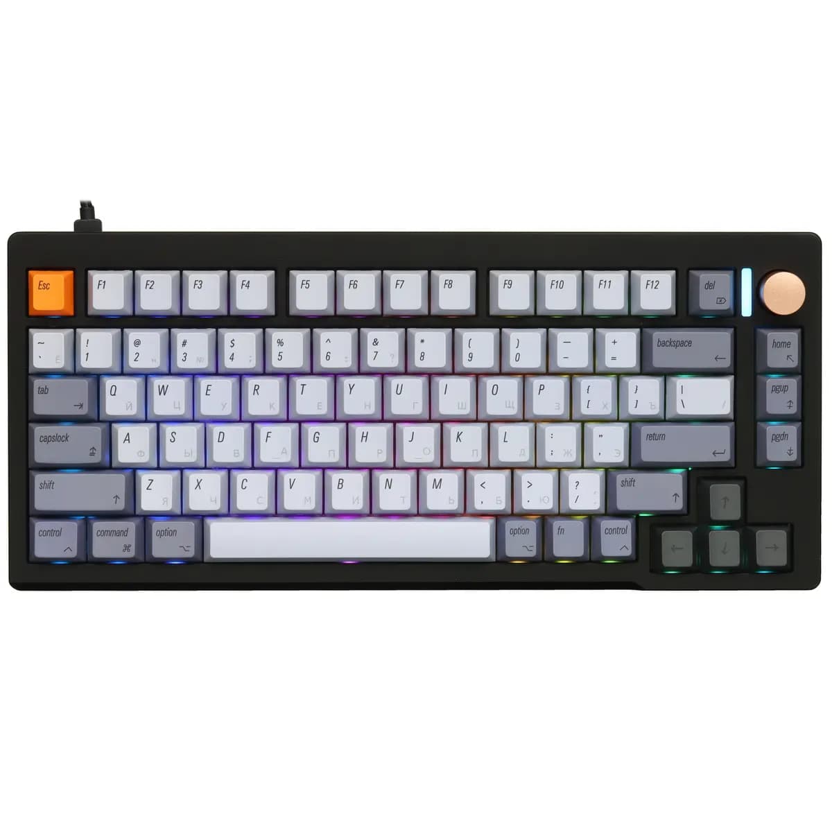 Keyboard wired Cidoo C75 color black [magnetic, keys - 81, USB Type-A]
