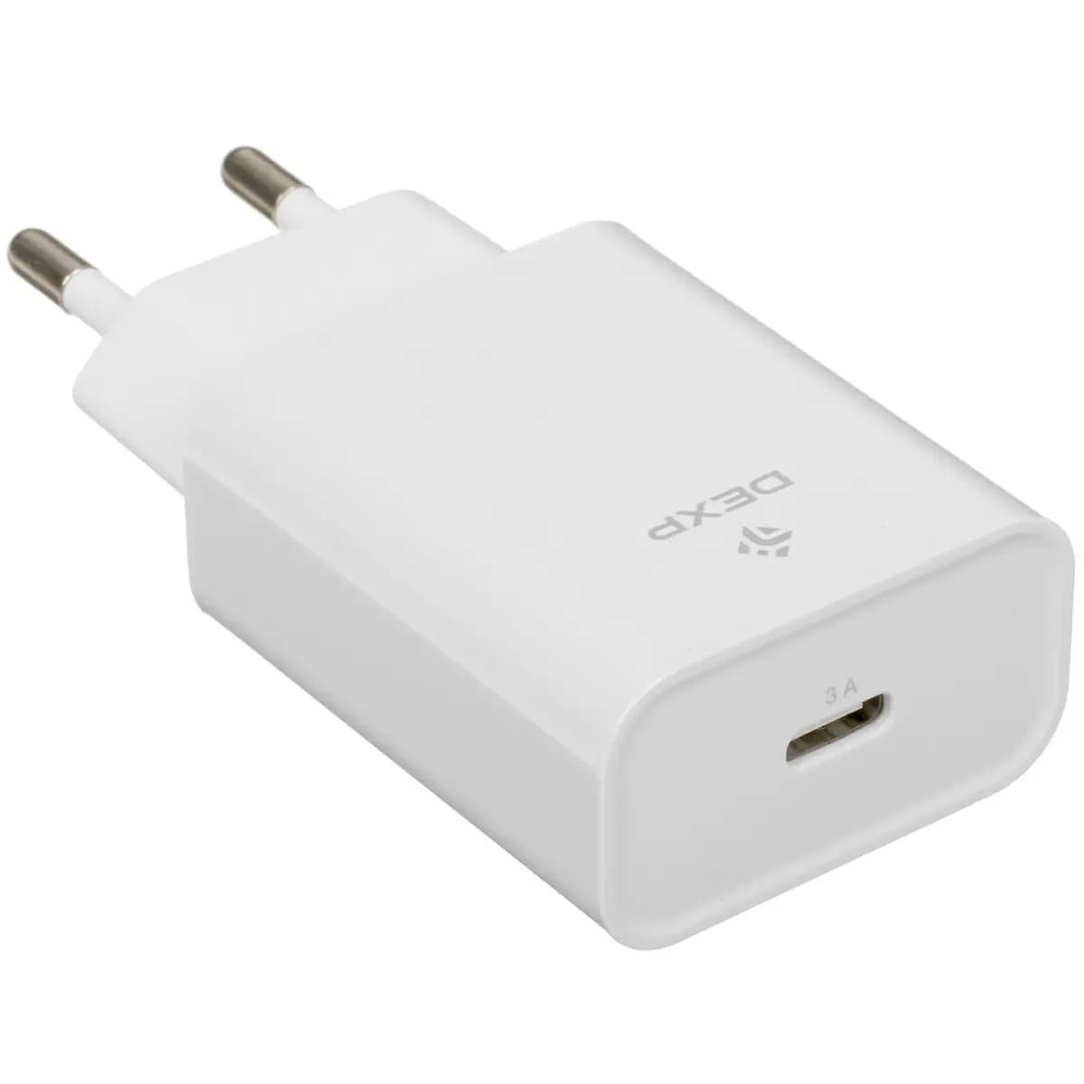 Wall charger DEXP IET25CD white [power - 25 W, 3 A, up to 12 V, Lightning 8-pin, PD]