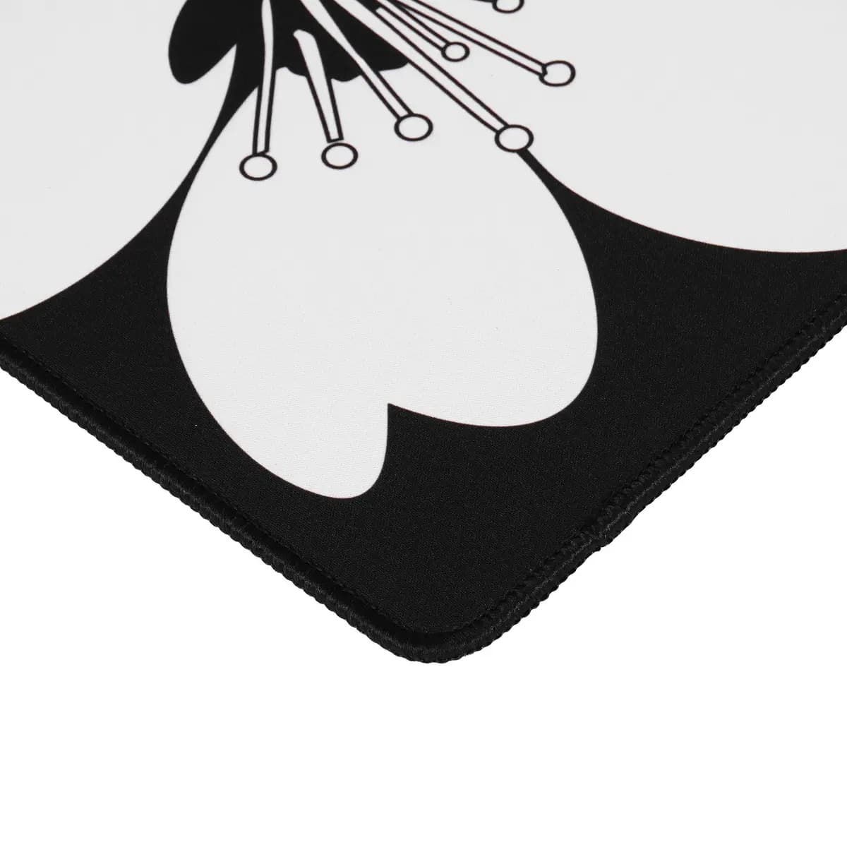 Mouse pad Lunacy Slip Deskmat Sakura Black (XL) black [polyester, 900 mm x 400 mm x 4 mm, pattern - Asia]