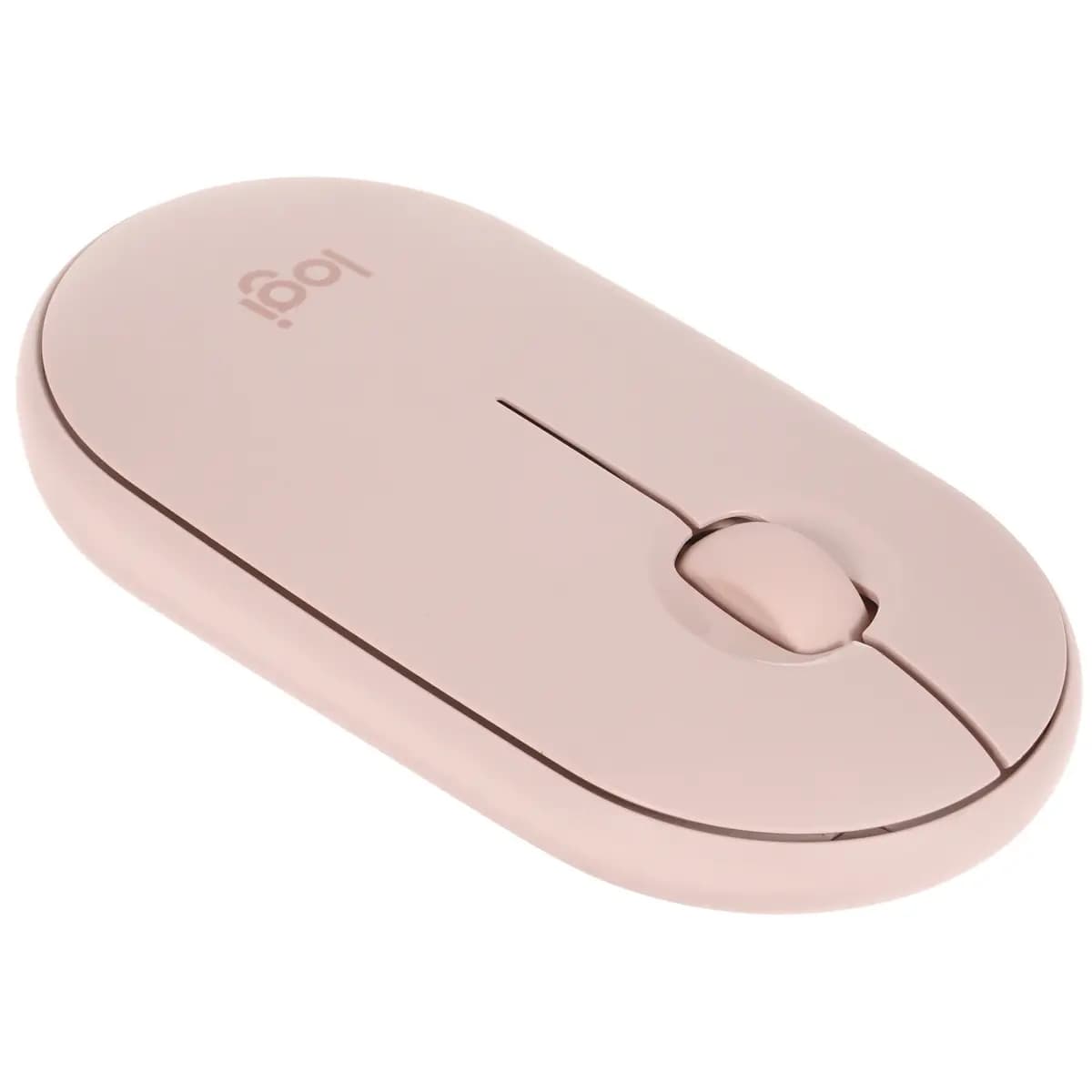 Mouse wireless Logitech Pebble M350 [910-005575] pink [1000 dpi, LED, Bluetooth, USB Type-A, buttons - 3]
