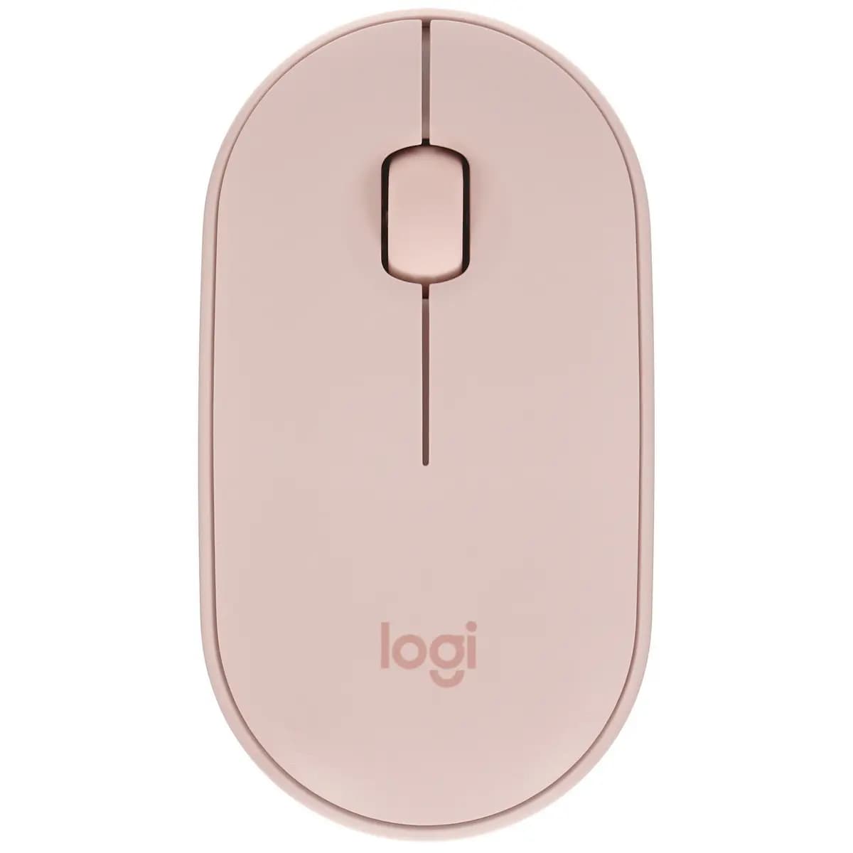 Mouse wireless Logitech Pebble M350 [910-005575] pink [1000 dpi, LED, Bluetooth, USB Type-A, buttons - 3]