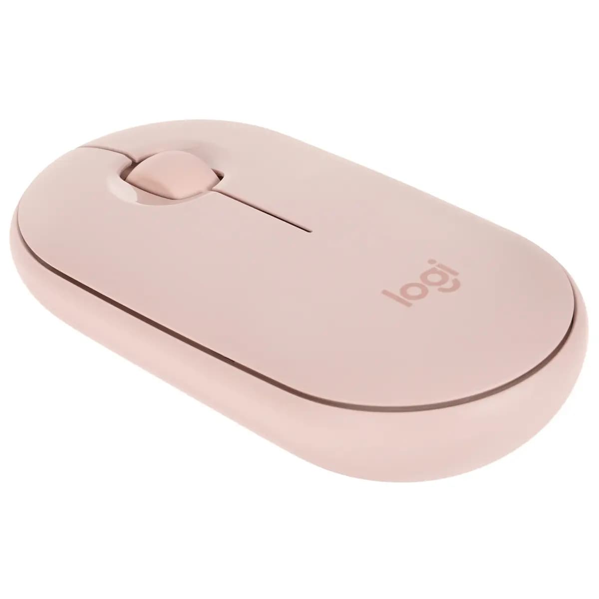 Mouse wireless Logitech Pebble M350 [910-005575] pink [1000 dpi, LED, Bluetooth, USB Type-A, buttons - 3]