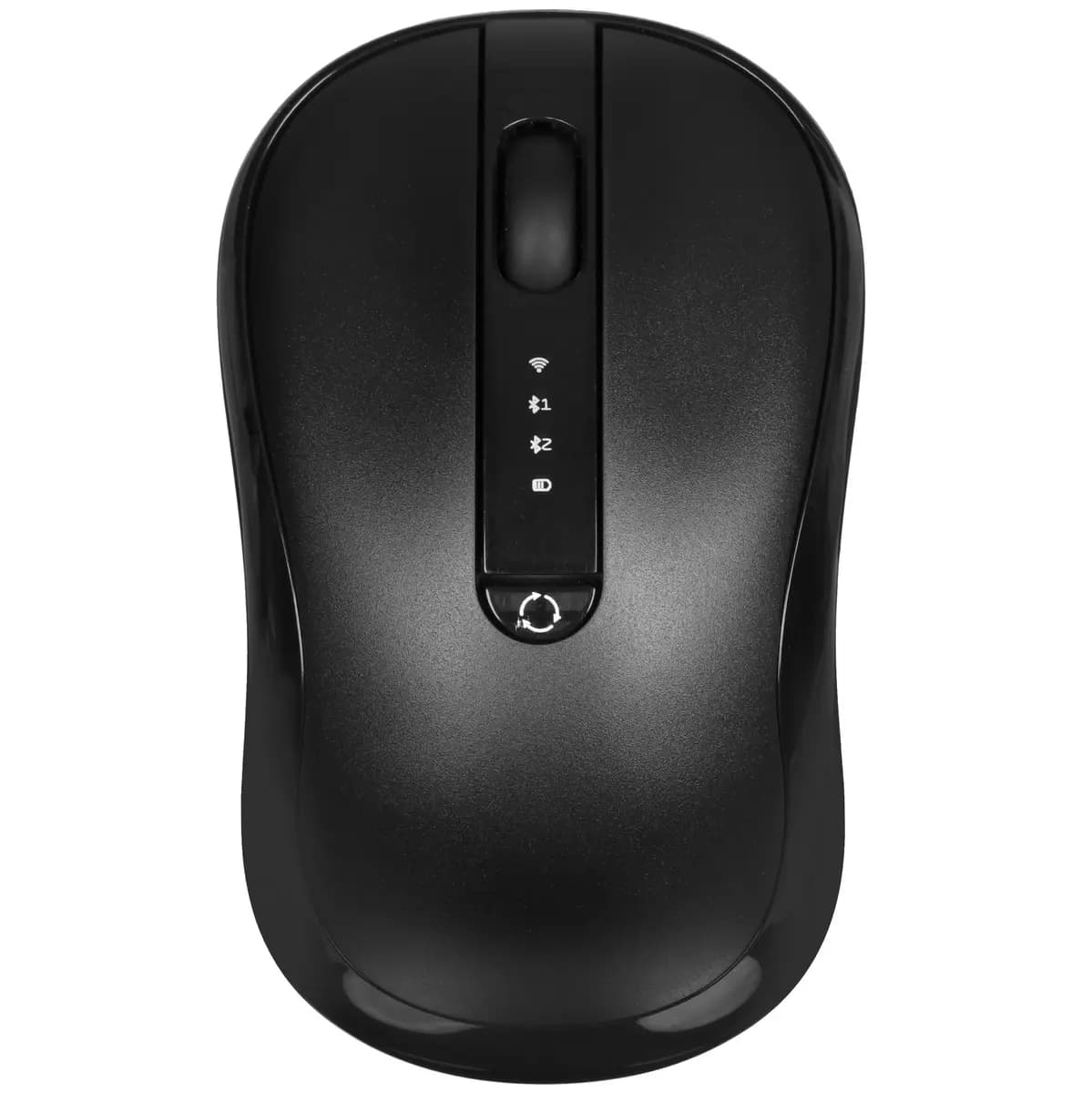Mouse wireless DEXP WM-M710 black [1600 dpi, LED, Bluetooth, USB Type-A, buttons - 4]