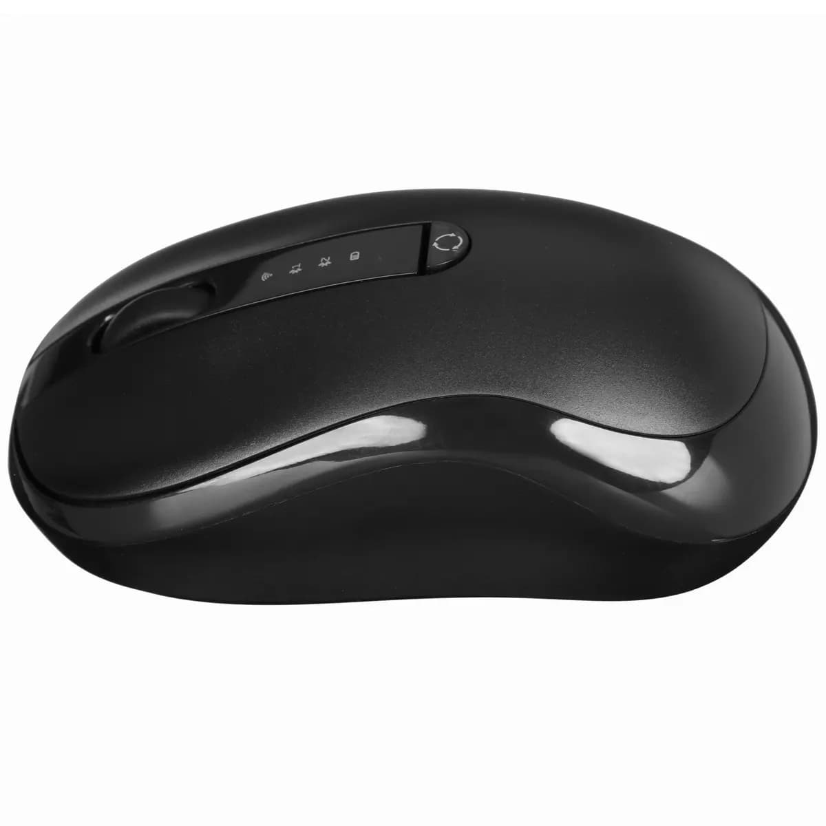 Mouse wireless DEXP WM-M710 black [1600 dpi, LED, Bluetooth, USB Type-A, buttons - 4]