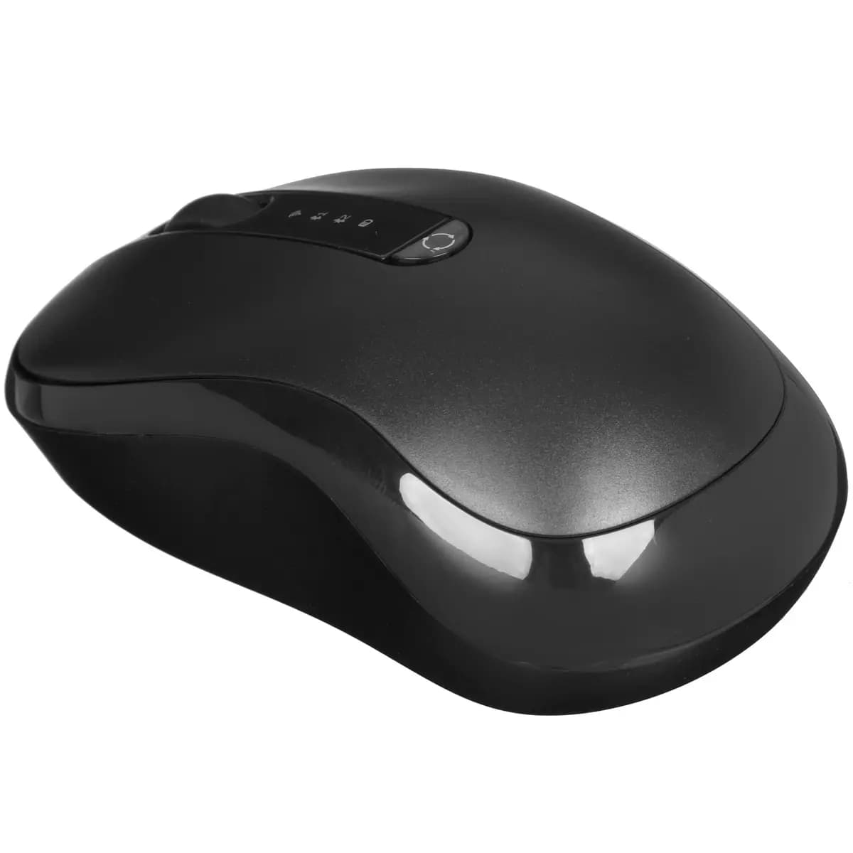 Mouse wireless DEXP WM-M710 black [1600 dpi, LED, Bluetooth, USB Type-A, buttons - 4]