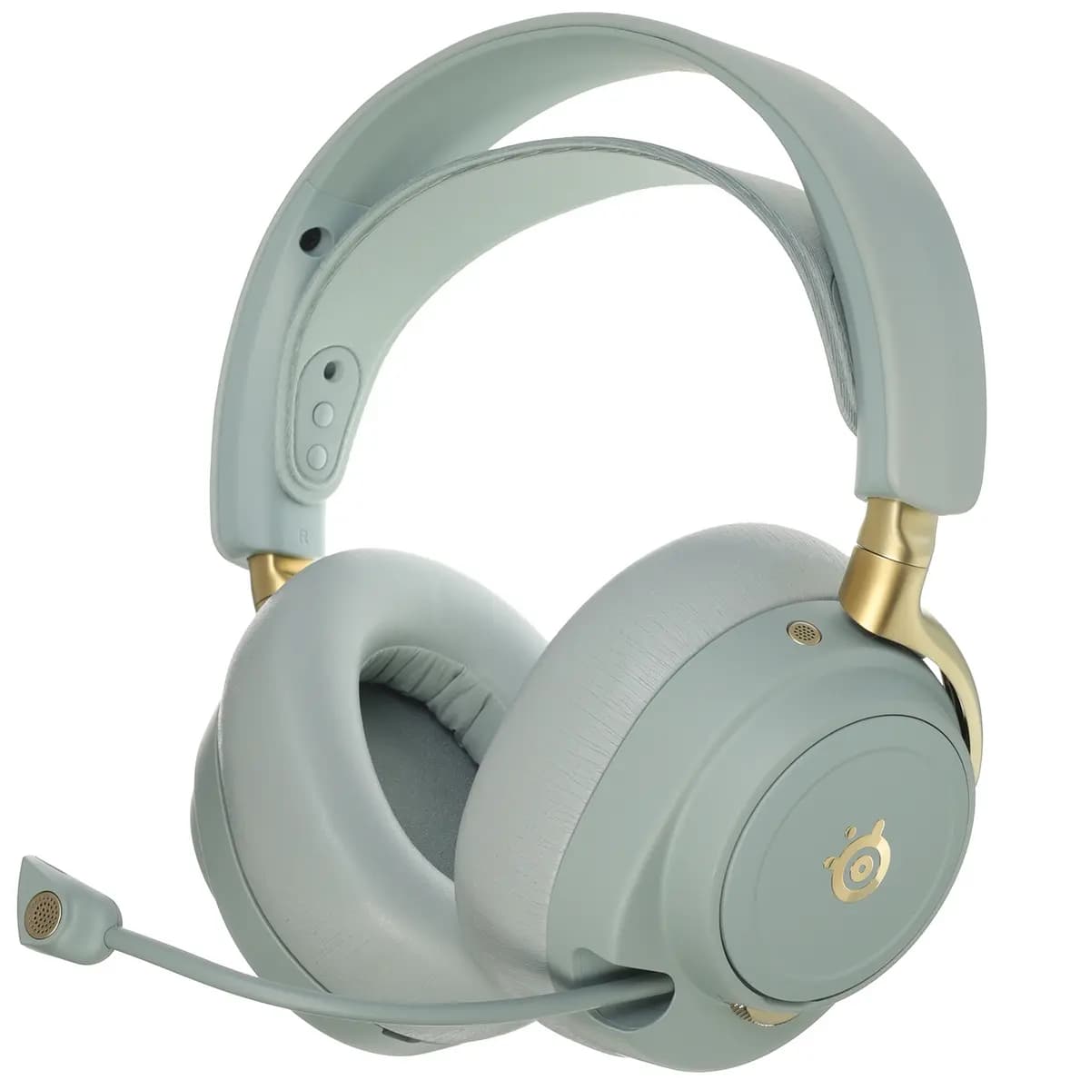 Wireless headphones SteelSeries Arctis Nova Elite green 2025 [over-ear, 2.4 GHz radio, Bluetooth 5.3, active noise cancelling, up to 60 h, support Nintendo Switch, PS4, PS5, Xbox S