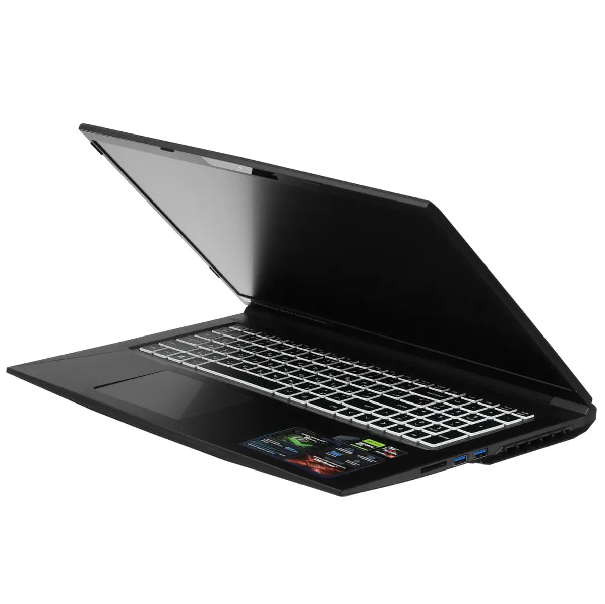 17.3" laptop MAIBENBEN X17A black [English/Russian layout, 1920x1080, IPS, AMD Ryzen 7 7735HS, cores: 8 x 3.2 GHz, RAM 24 GB, SSD 512 GB, GeForce RTX 3050 for laptops, 4 GB, Window