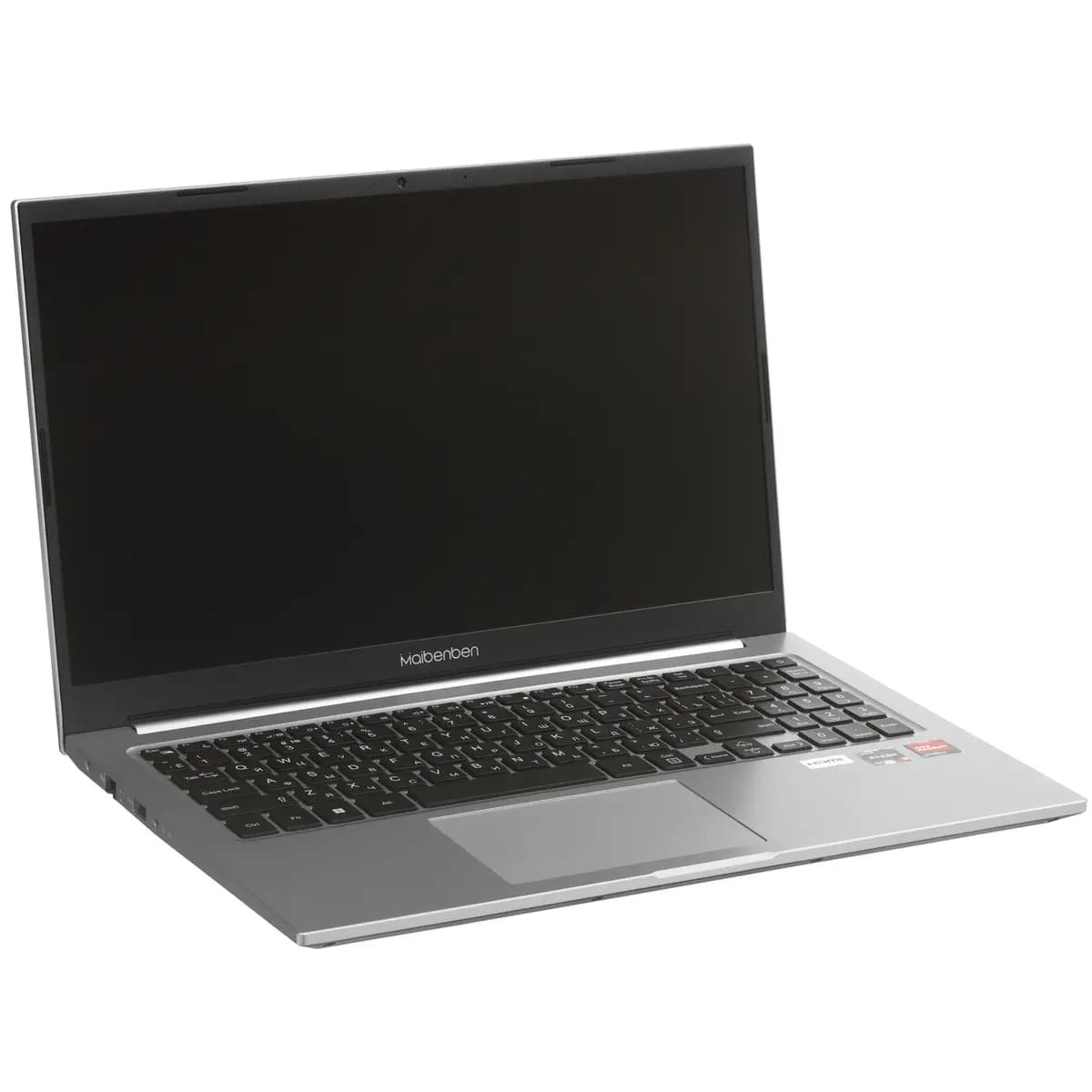 15.6" laptop MAIBENBEN M553 silver [English/Russian layout, 1920x1080, IPS, AMD Ryzen 3 5300U, cores: 4 x 2.6 GHz, RAM 8 GB, SSD 512 GB, AMD Radeon Graphics, Linux]