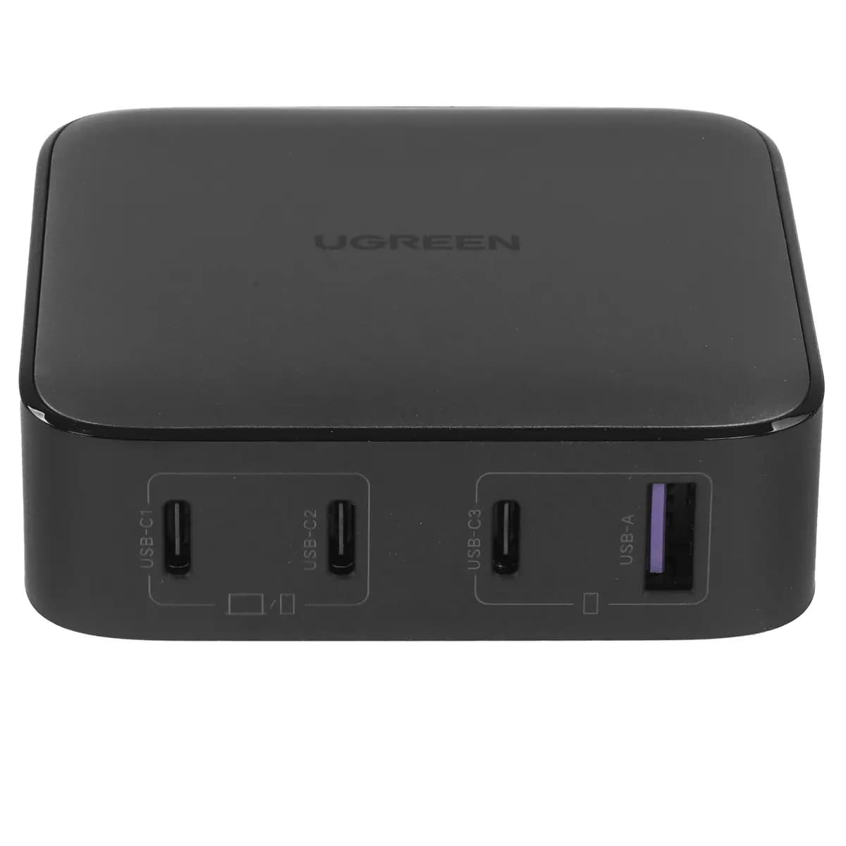 Wall charger Ugreen CD328 gray [power - 100 W, 5 A, up to 21 V, without cable, AFC, Apple PD, BC1.2, FCP]