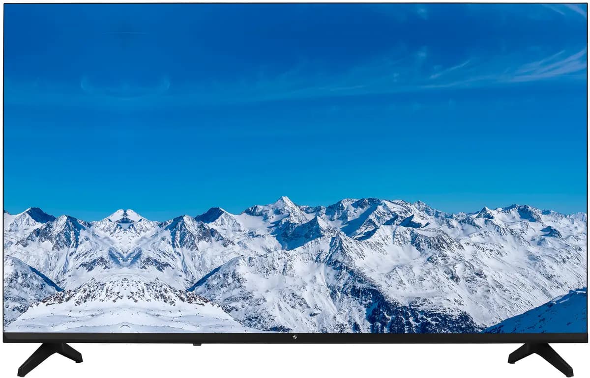 43" (108 cm) TV DEXP 43UCGQ1 black [Direct LED, QLED, 4K UltraHD, Wi-Fi, 60 Hz, Google TV, HDMI x 4, USB x 2 pcs]