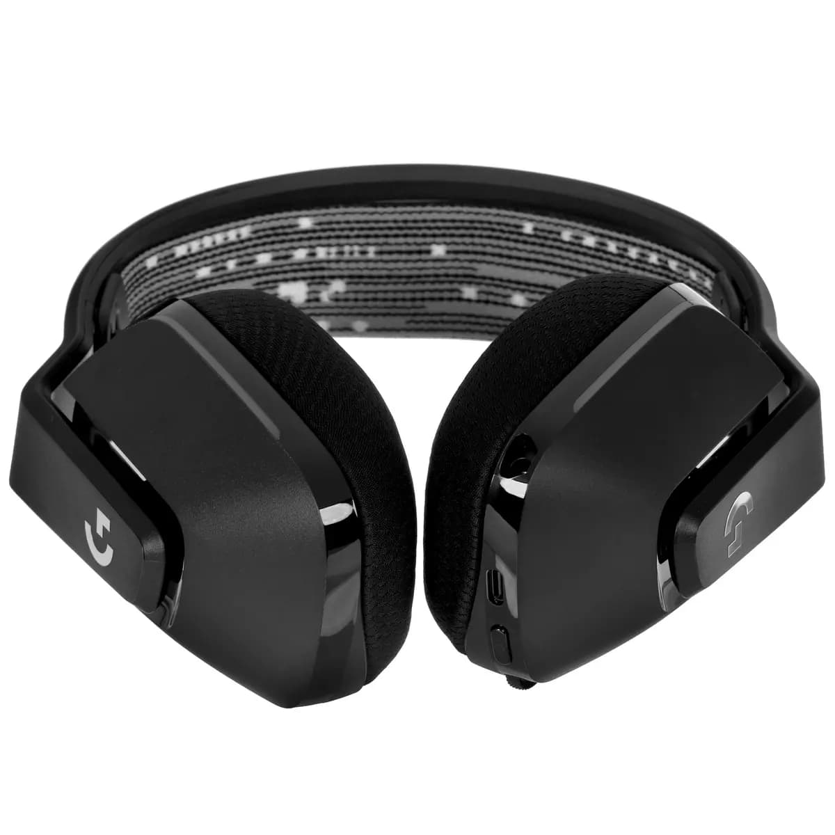 Wireless headphones Logitech G733 black 2021 [over-ear, 2.4 GHz radio, up to 29 h, support PS4, PS5, 20 Hz - 20000 Hz, 39Ω, backlight - multicolor]
