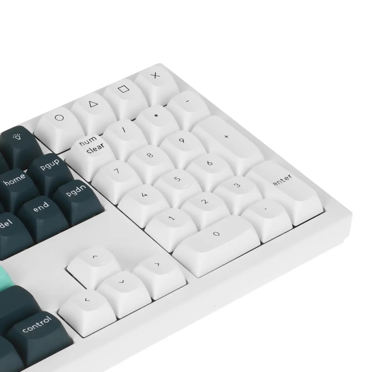 Keyboard wired + wireless Keychron Q6 HE color white [magnetic, keys - 108, Bluetooth, USB Type-A, USB Type-C, 2.4 GHz radio]