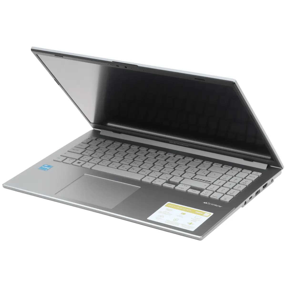 15.6" laptop ASUS Vivobook Go 15 E1504GA-BQ551 silver [English/Russian layout, 1920x1080, IPS, Intel Core i3-N305, 8 x 1.8 GHz, RAM 8 GB, SSD 256 GB, Intel UHD Graphics, without OS