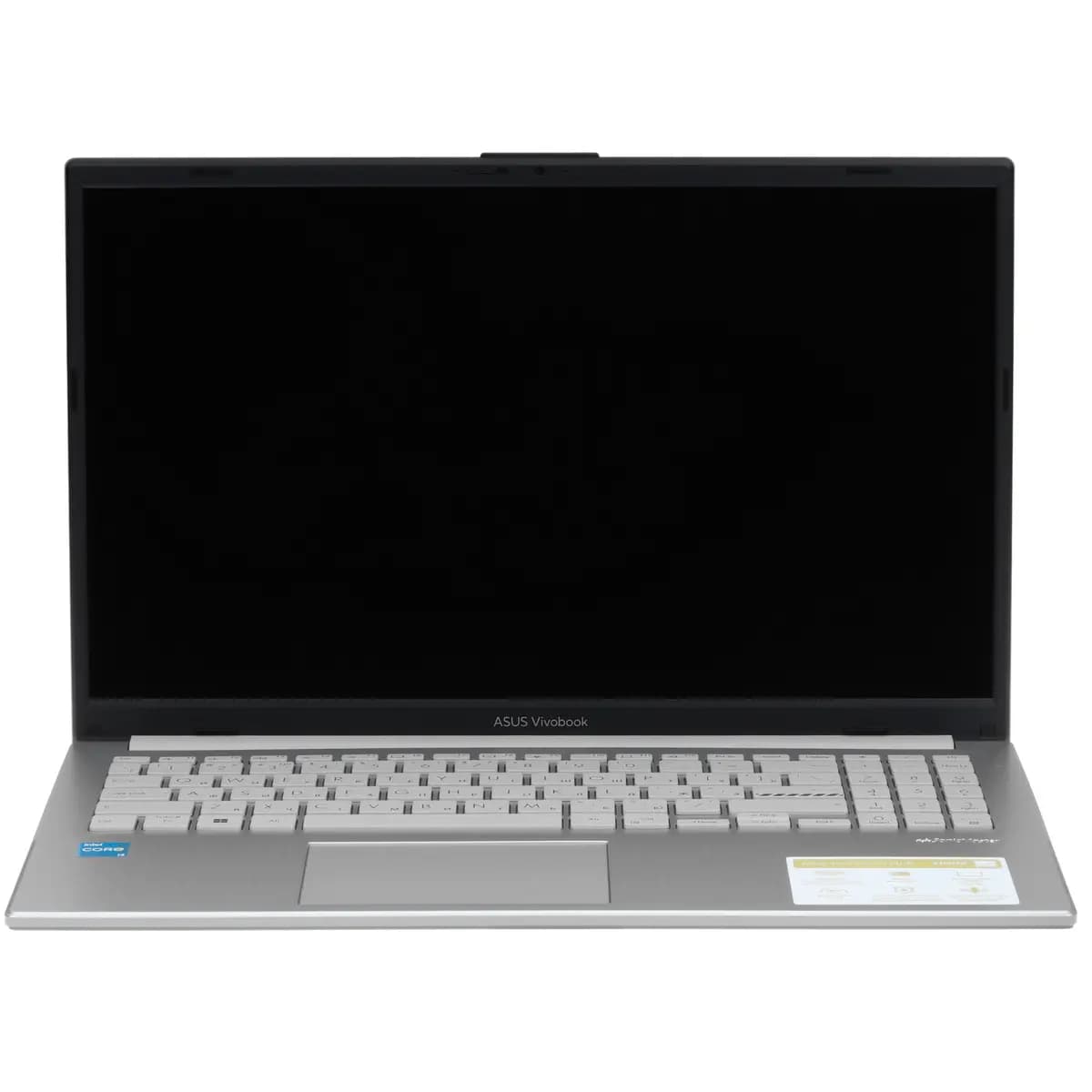 15.6" laptop ASUS Vivobook Go 15 E1504GA-BQ551 silver [English/Russian layout, 1920x1080, IPS, Intel Core i3-N305, 8 x 1.8 GHz, RAM 8 GB, SSD 256 GB, Intel UHD Graphics, without OS
