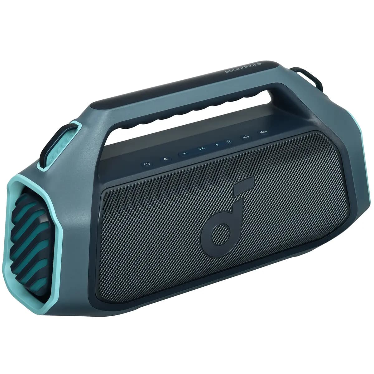 Portable speaker Anker Soundcore Boom 2 Plus, blue [140 W, Bluetooth, AUX, 7500 mAh, battery life - up to 20 h]