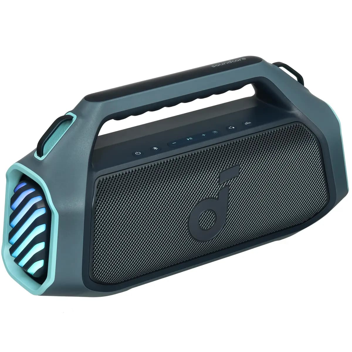 Portable speaker Anker Soundcore Boom 2 Plus, blue [140 W, Bluetooth, AUX, 7500 mAh, battery life - up to 20 h]
