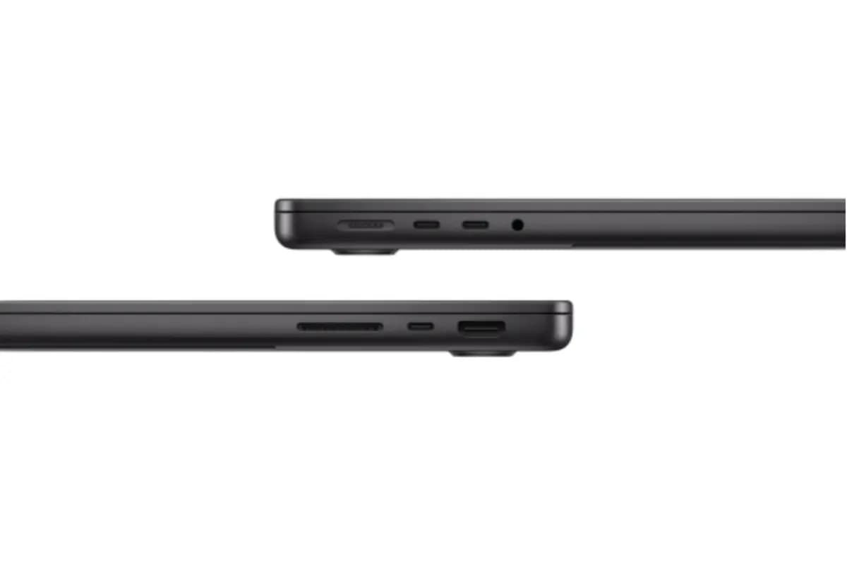 16.2" laptop Apple MacBook Pro M4 PRO black [English/Russian layout, 3456x2234, IPS, Apple M4 Pro 14-core, cores: 10 + 4, RAM 24 GB, SSD 512 GB, Apple M4 Pro 20-core, macOS]