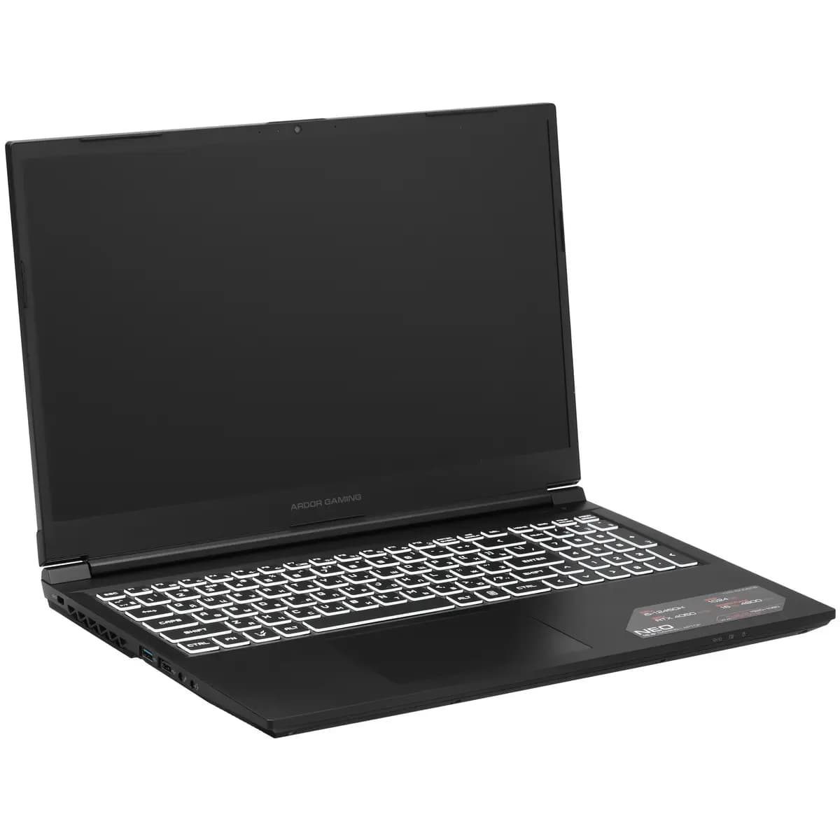 15.6" laptop ARDOR Gaming NEO N15-I5ND608 black [English/Russian layout, 1920x1080, IPS, Intel Core i5-12450H, cores: 4 x 2 GHz + 4 x 1.5 GHz, RAM 16 GB, SSD 1000 GB, GeForce RTX 4