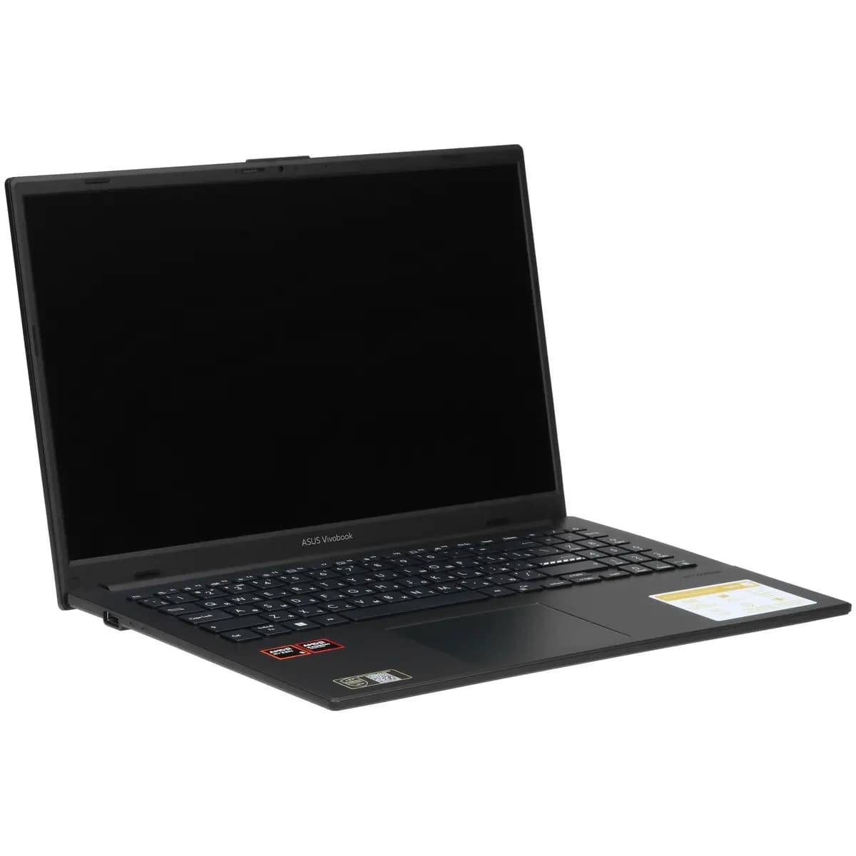 15.6" laptop ASUS Vivobook Go E1504FA-BQ3747 black [English/Russian layout, 1920x1080, IPS, AMD Ryzen 5 40, cores: 4 x 2.8 GHz, RAM 8 GB, SSD 256 GB, AMD Radeon 610M, without OS]