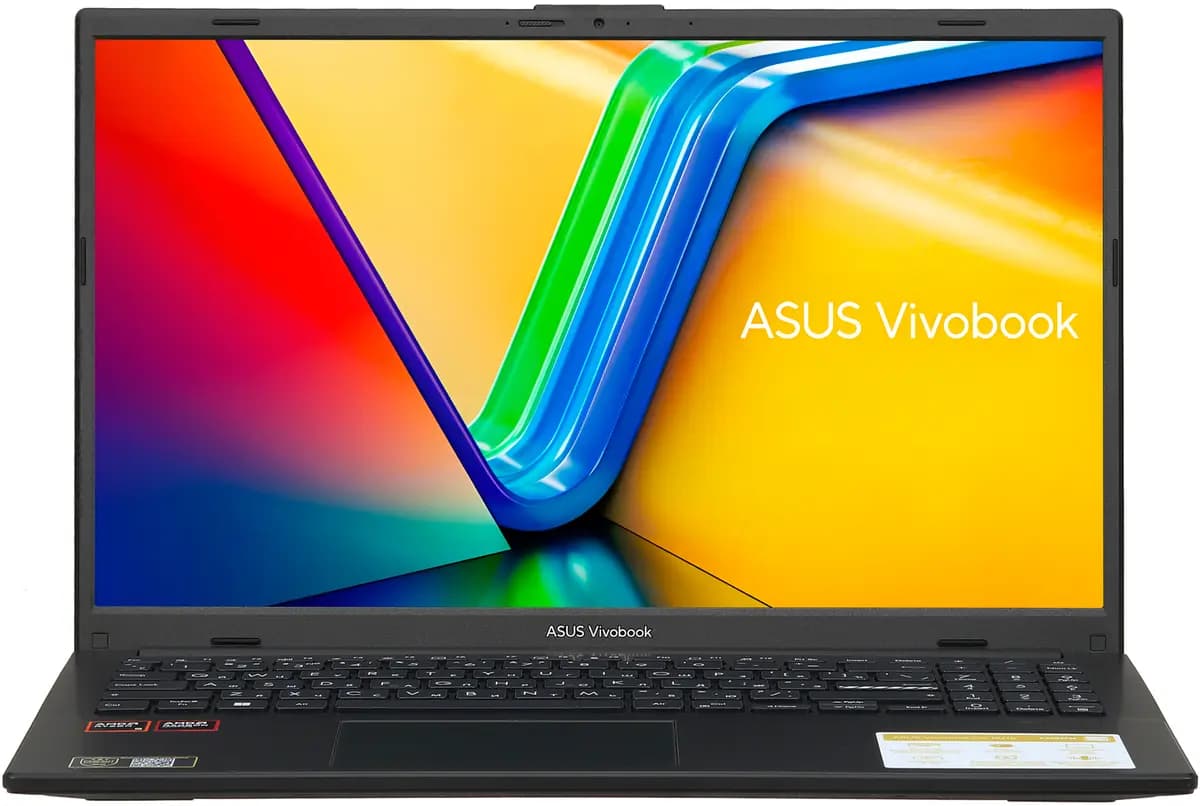 15.6" laptop ASUS Vivobook Go E1504FA-BQ3747 black [English/Russian layout, 1920x1080, IPS, AMD Ryzen 5 40, cores: 4 x 2.8 GHz, RAM 8 GB, SSD 256 GB, AMD Radeon 610M, without OS]