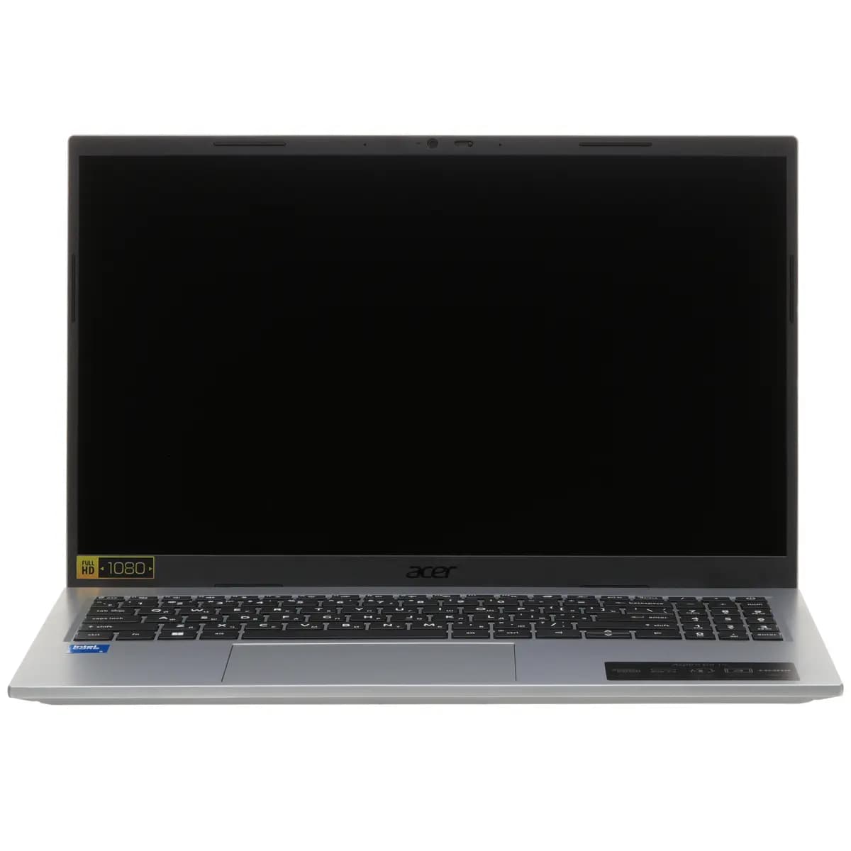 15.6" laptop Acer Aspire Go 15 AG15-72P-53F3 silver [English/Russian layout, 1920x1080, IPS, Intel Core 5 120U, cores: 2 x 1.4 GHz + 8 x 0.9 GHz, RAM 16 GB, SSD 512 GB, Intel UHD G