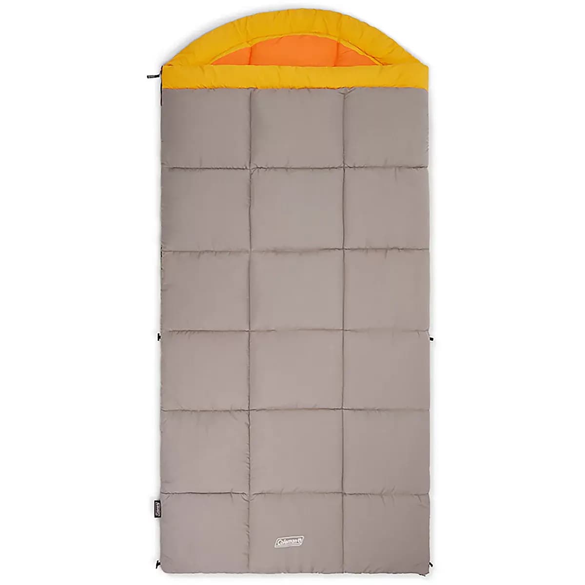 Coleman Coleman Adults' Arch Bay 15Â°F Big and Tall Semi-Rectangular Sleeping Bag [Polyester, 15 - 29 Degrees, Yes]