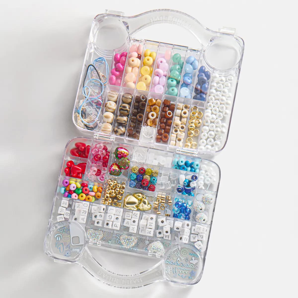BaubleBar The Ultimate Bead Kit - Phone Strap [Customize 5 phone strap bases, available i, Choose from a mix of 434 beads — from alph, Includes 2 complete sets of alphabet beads]