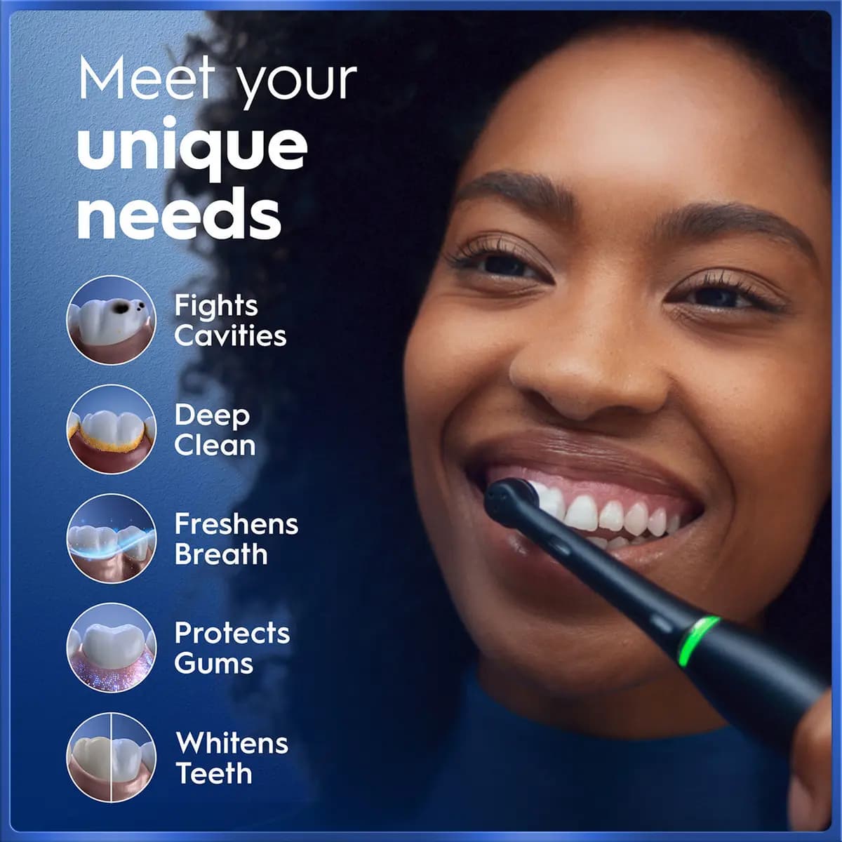 Oral-B iO Series 5 Customizable Clean Rechargeable Electric Toothbrush, Matte White [Remove 100% more plaque, app, iO pressure sensor]