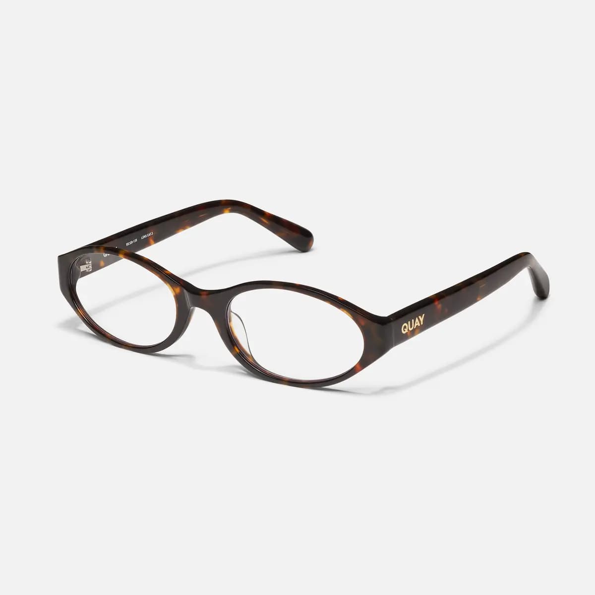 Quay AURA POINTS RX NEUTRAL TORT/RX [Prescription, Narrow oval, Standard arms]
