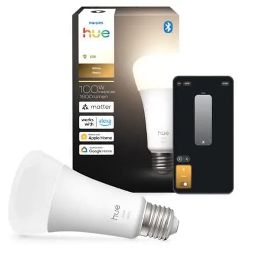 Philips Hue White 100W A21- E26 smart bulb [Standby power consumption 0.2 W, Color temperature 2700 K, Power 13.5 W]