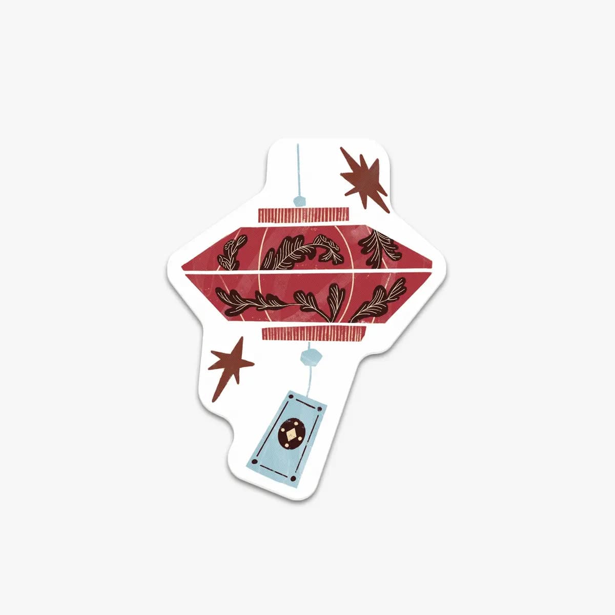 Monos Lunar New Year Stickers Horse [Set of three matte vinyl stickers, Adheres securely to any Monos suitcase, Original artwork by Melanie Choi]
