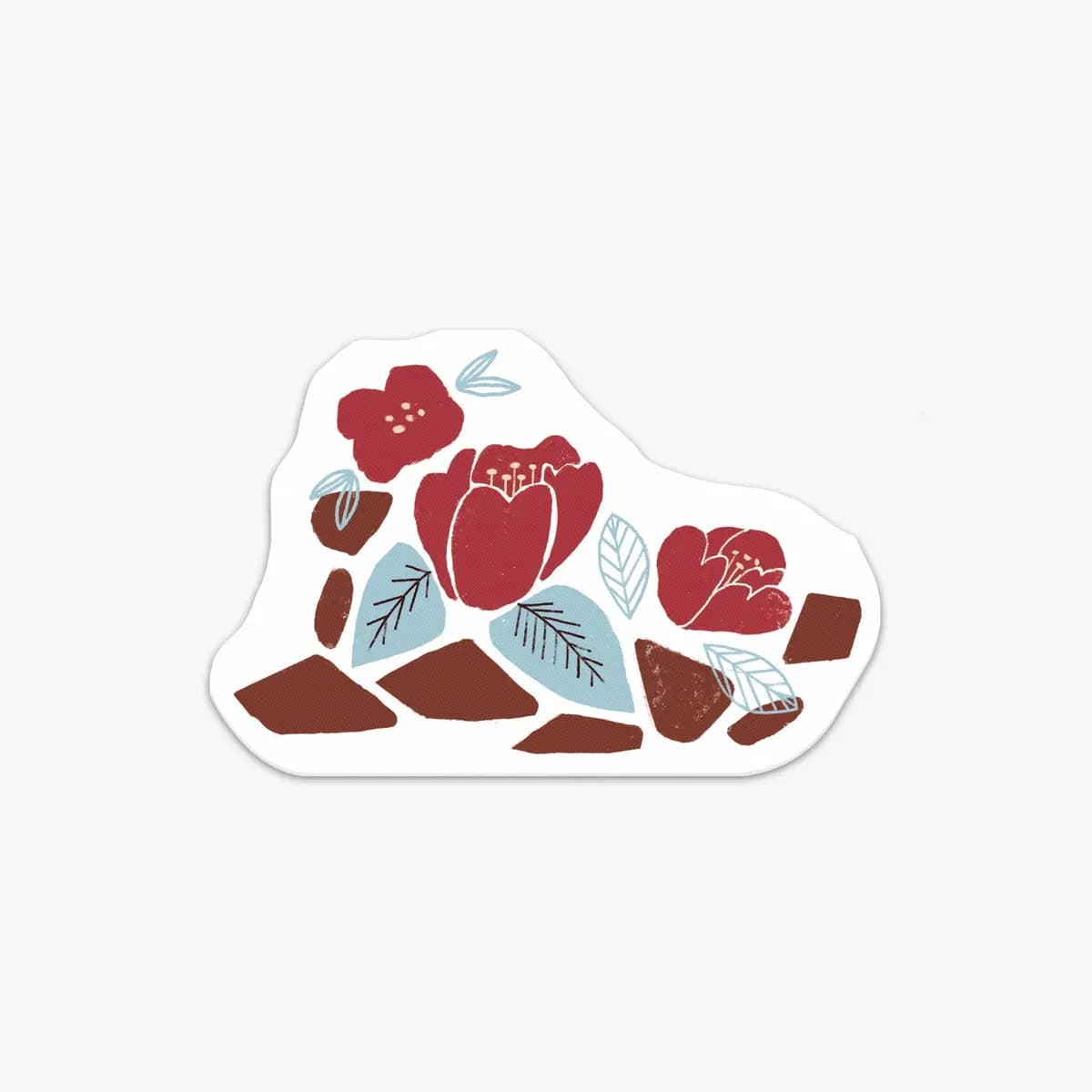 Monos Lunar New Year Stickers Horse [Set of three matte vinyl stickers, Adheres securely to any Monos suitcase, Original artwork by Melanie Choi]