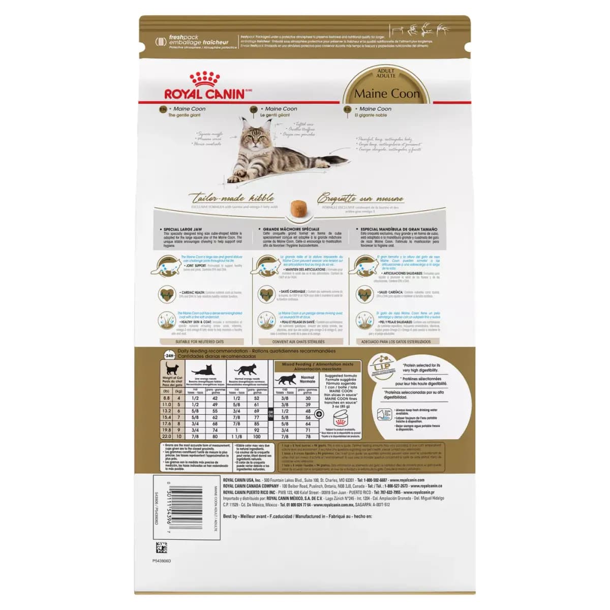 Royal Canin Feline Maine Coon Adult Dry Cat Food, Breed Nutrition [Item Number 5204033, Brand Royal Canin, Food Type Dry Kibble, Life Stage Adult]